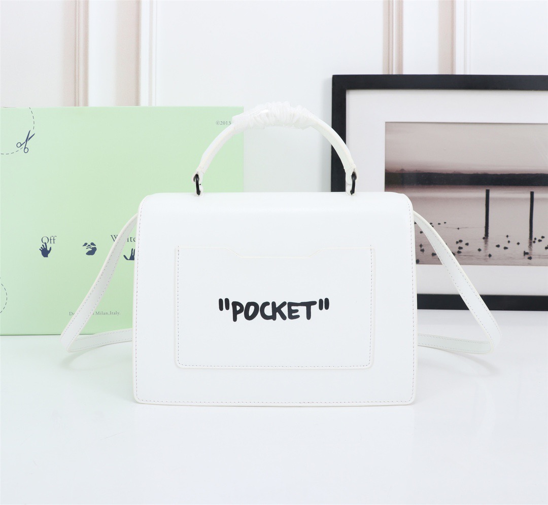 handbags OFF-White 585  6775980  size:25.5*18*11cm - vstockx