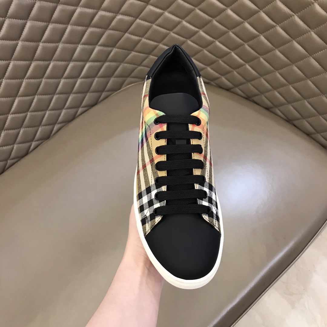 Burberry Perforated Check Sneaker 50 - vstockx