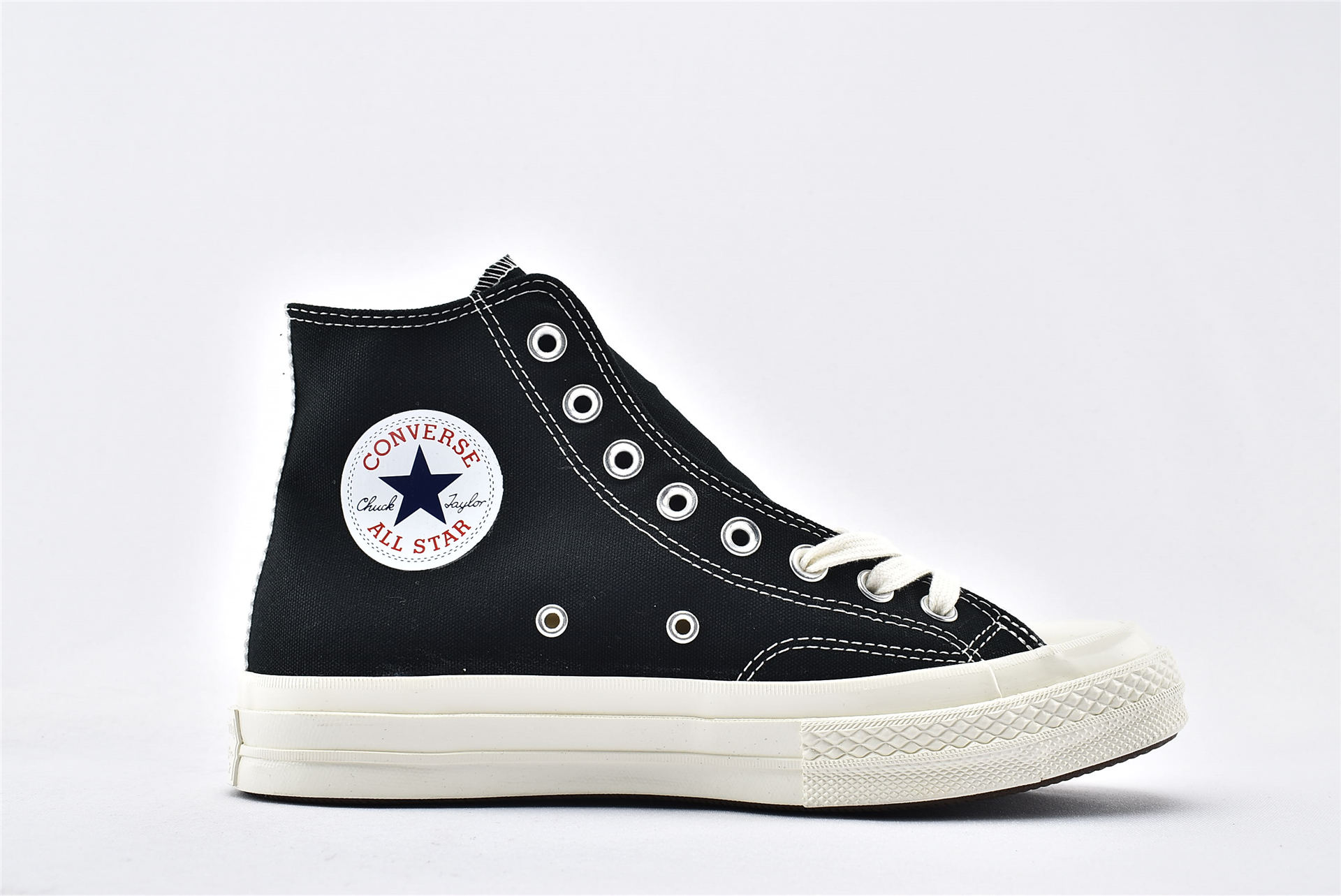 Converse Chuck Taylor All-Star 70s Hi Comme des Garcons PLAY Black - vstockx