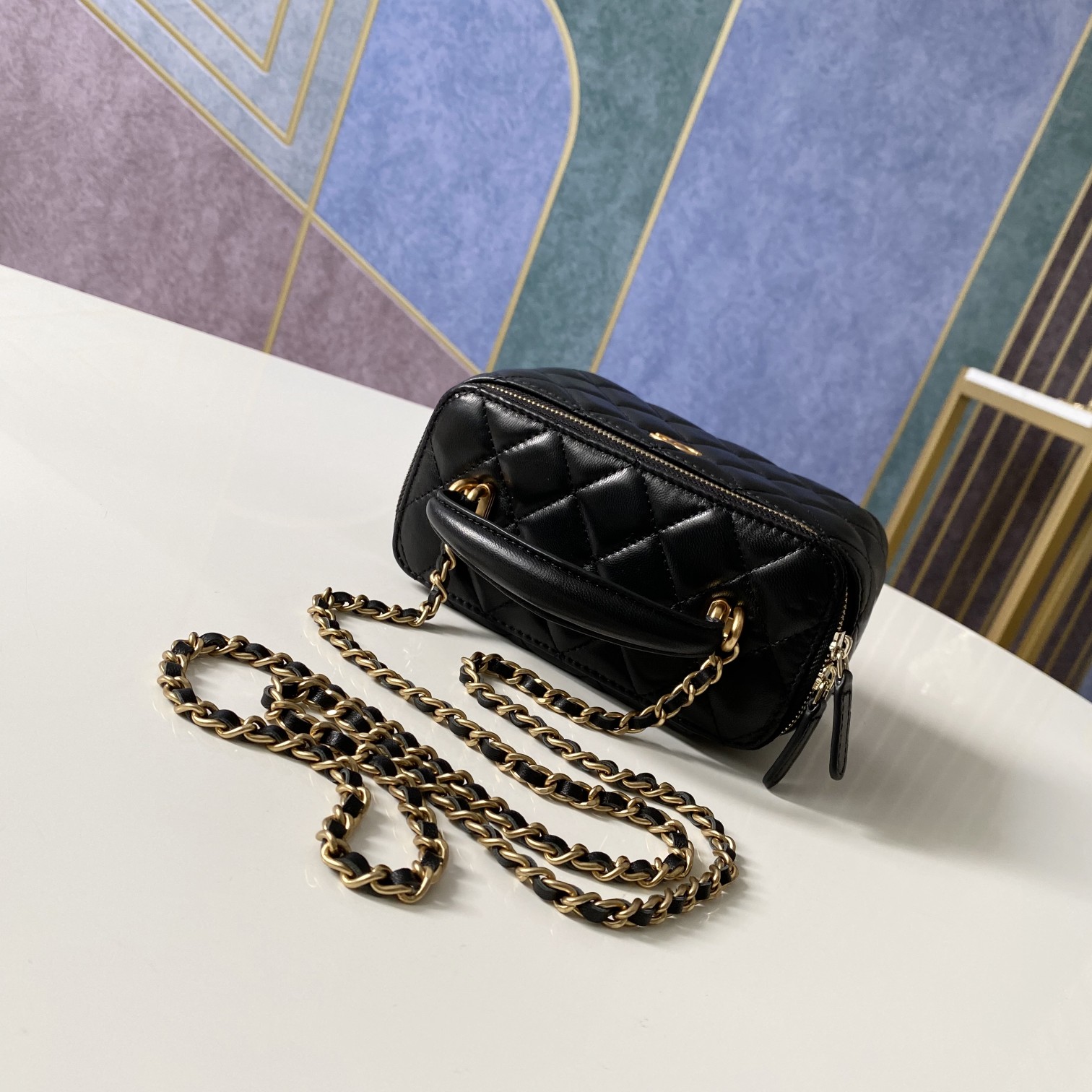 Handbag chanel 81118 sizez 9.5 17 8 cm - vstockx