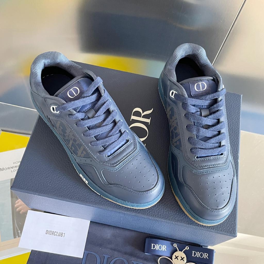 Dior B27 Low World Tour Navy - vstockx