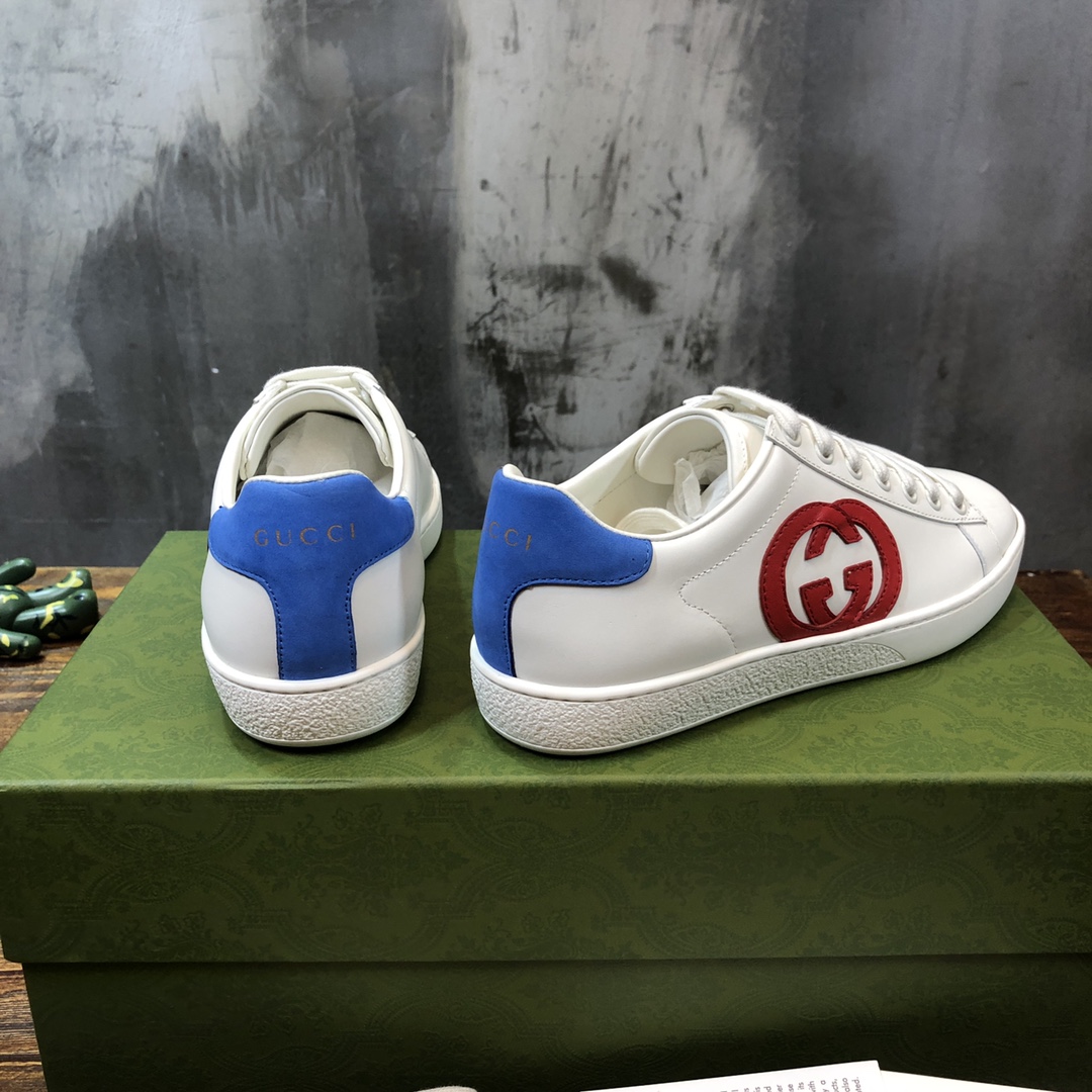 Gucci Ace Interlocking G Red - vstockx