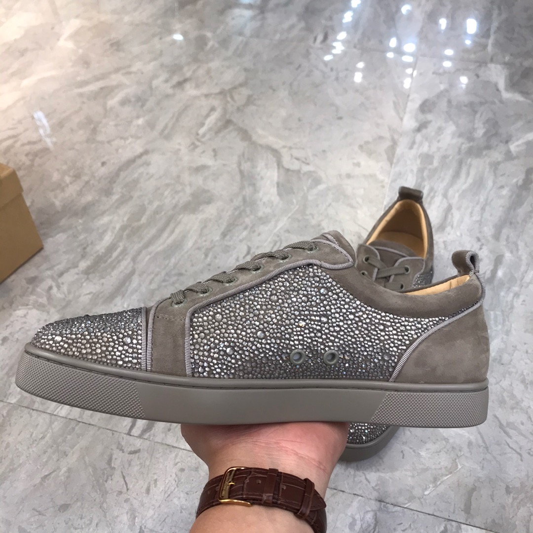 Christian Louboutin Louis Junior Spikes Orlato Flat Sneakers 62 - vstockx
