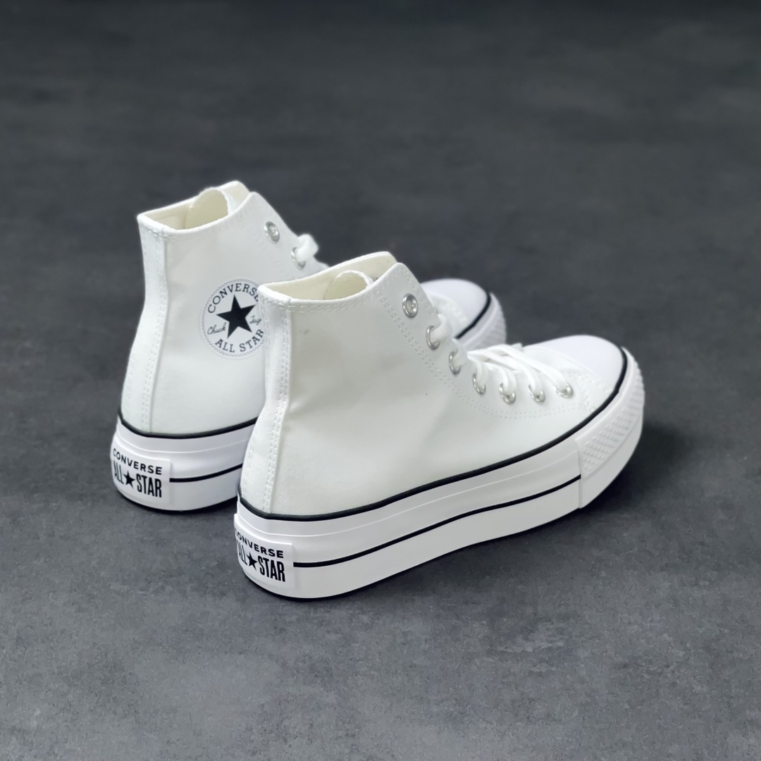 Converse Chuck Taylor All-Star Hi Platform White Black (W) - vstockx