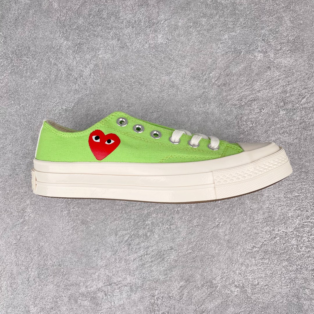 Converse Chuck Taylor All-Star 70s Ox Comme des Garcons Play Bright Green - vstockx