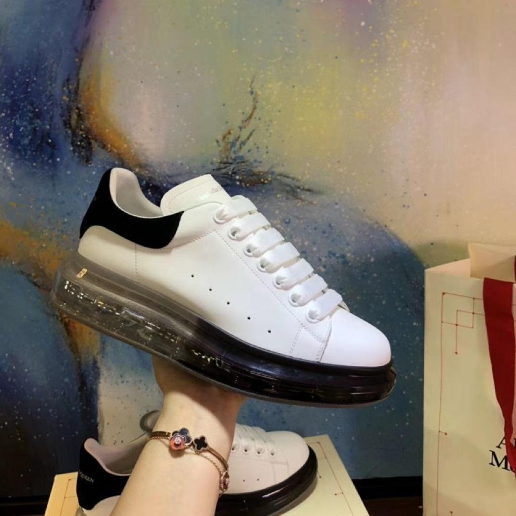 Alexander McQueen Oversized Black Sole White - vstockx