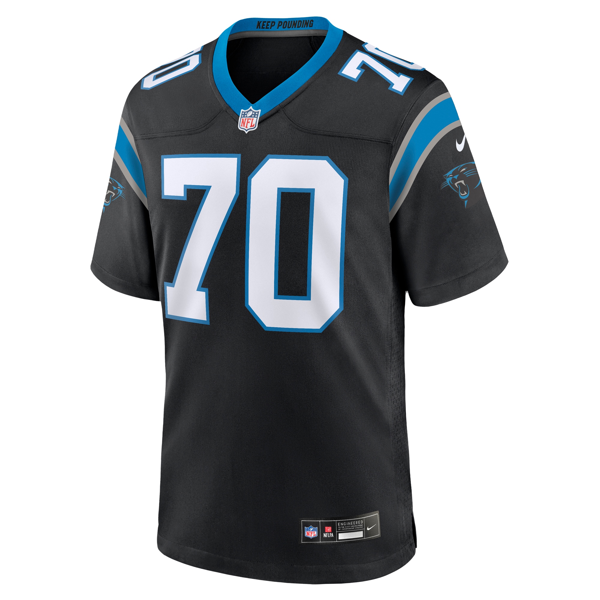 Brady Christensen Carolina Panthers Nike Team Game Jersey - Black - vstockx