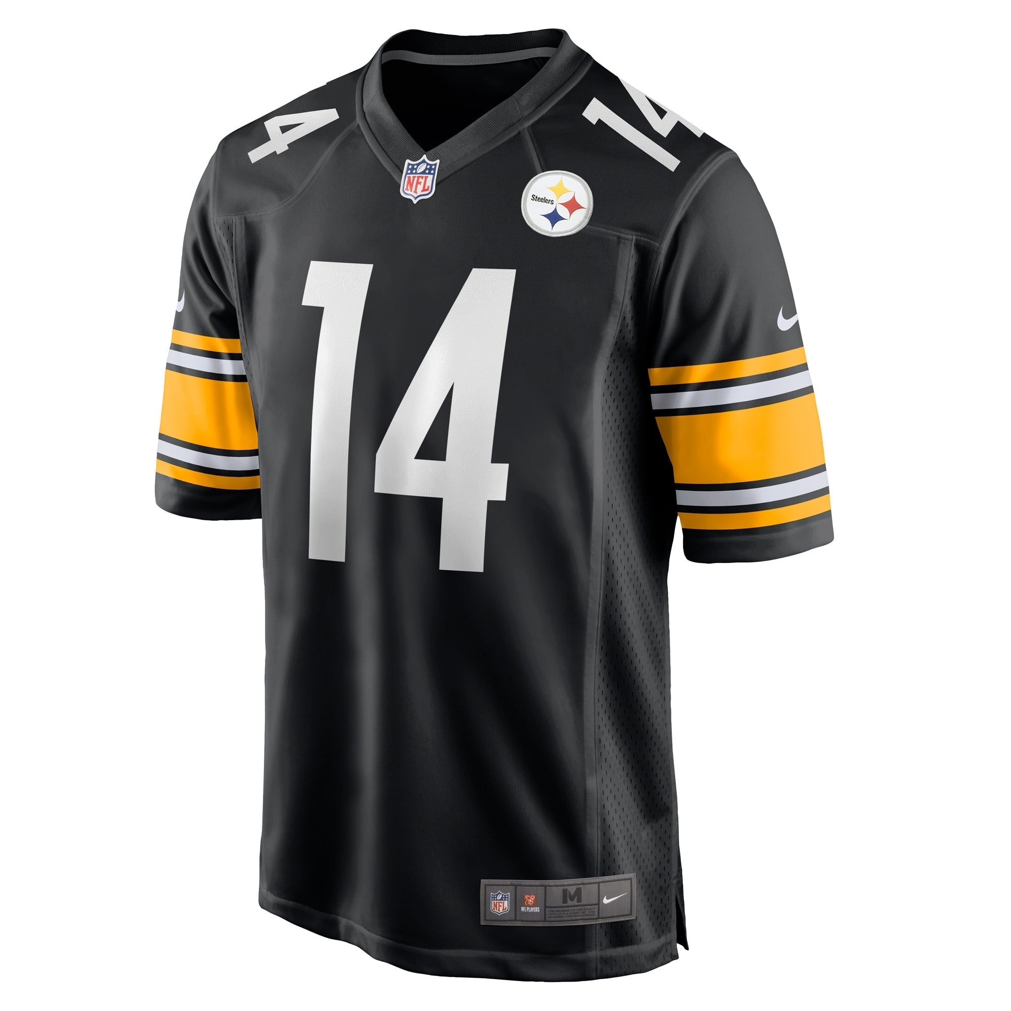 Men's Nike George Pickens Black Pittsburgh Steelers Game Player Jersey - vstockx