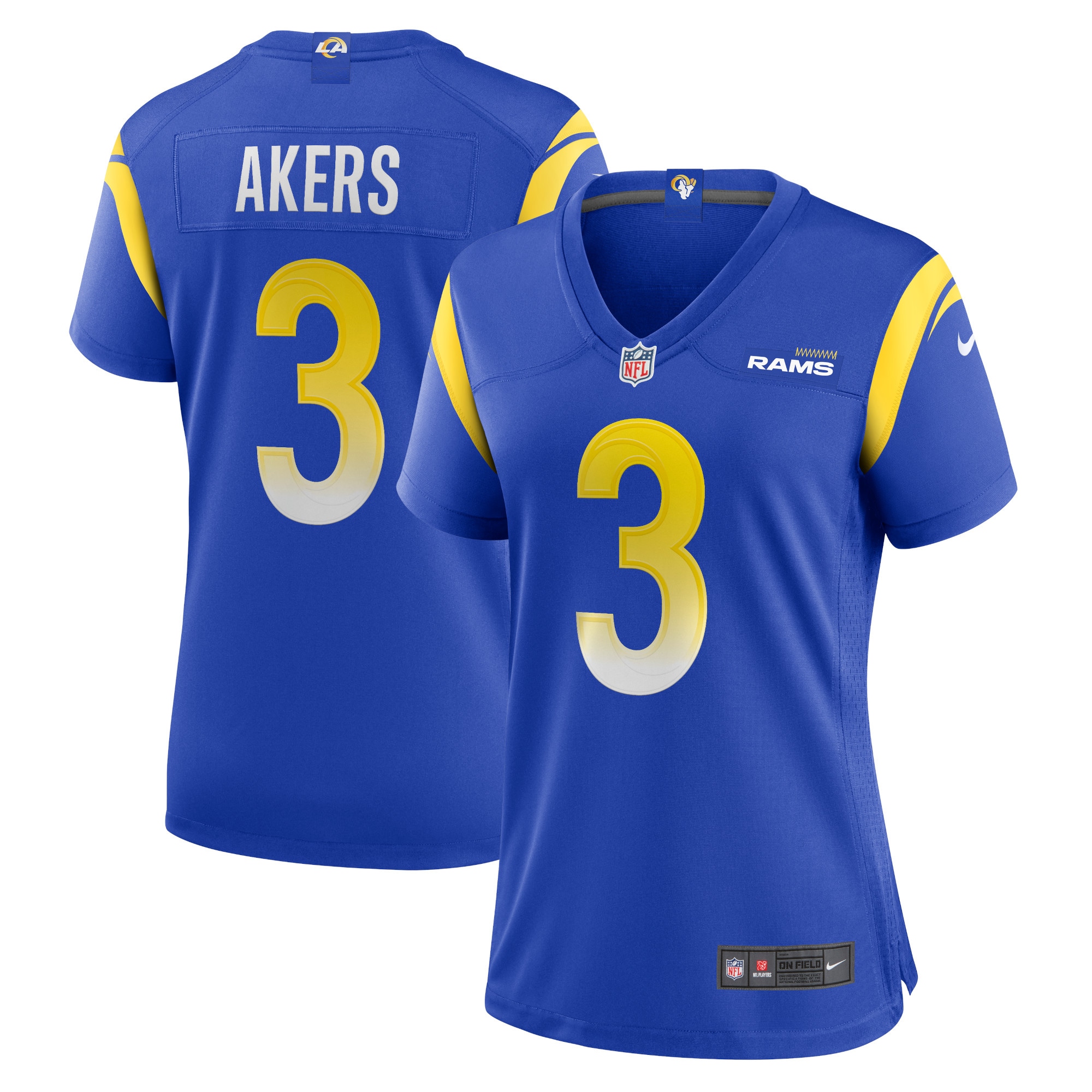 Cam Akers Los Angeles Rams Nike Women's Game Jersey - Royal - vstockx