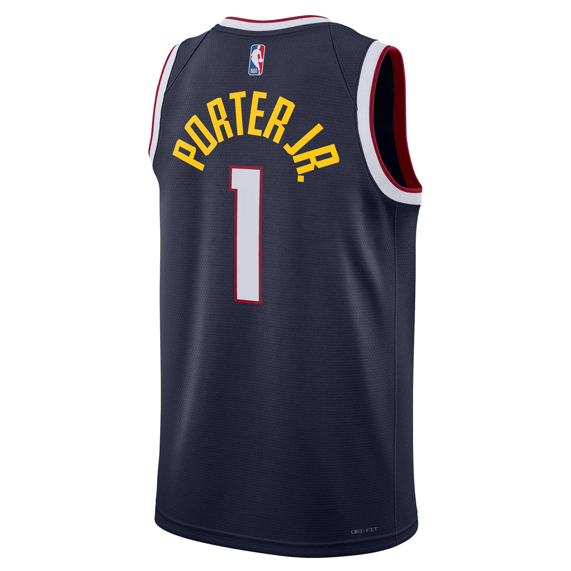 Michael Porter Jr. Denver Nuggets Nike Unisex Swingman Jersey - Association Edition - Navy - vstockx
