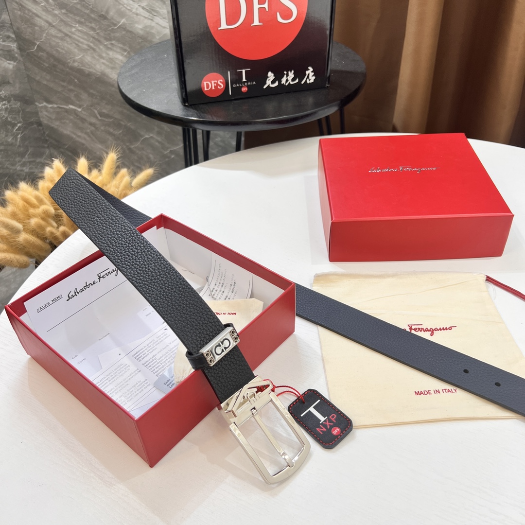 Streetwear Belt Ferragamo 319656 size:3.5cm - vstockx