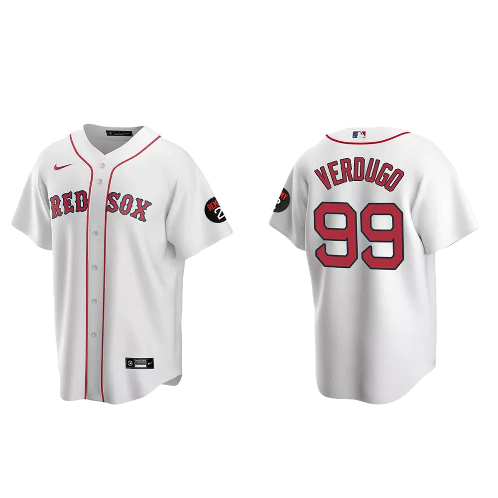 Youth Boston Red Sox Alex Verdugo Cool Base Replica Jersey White - vstockx