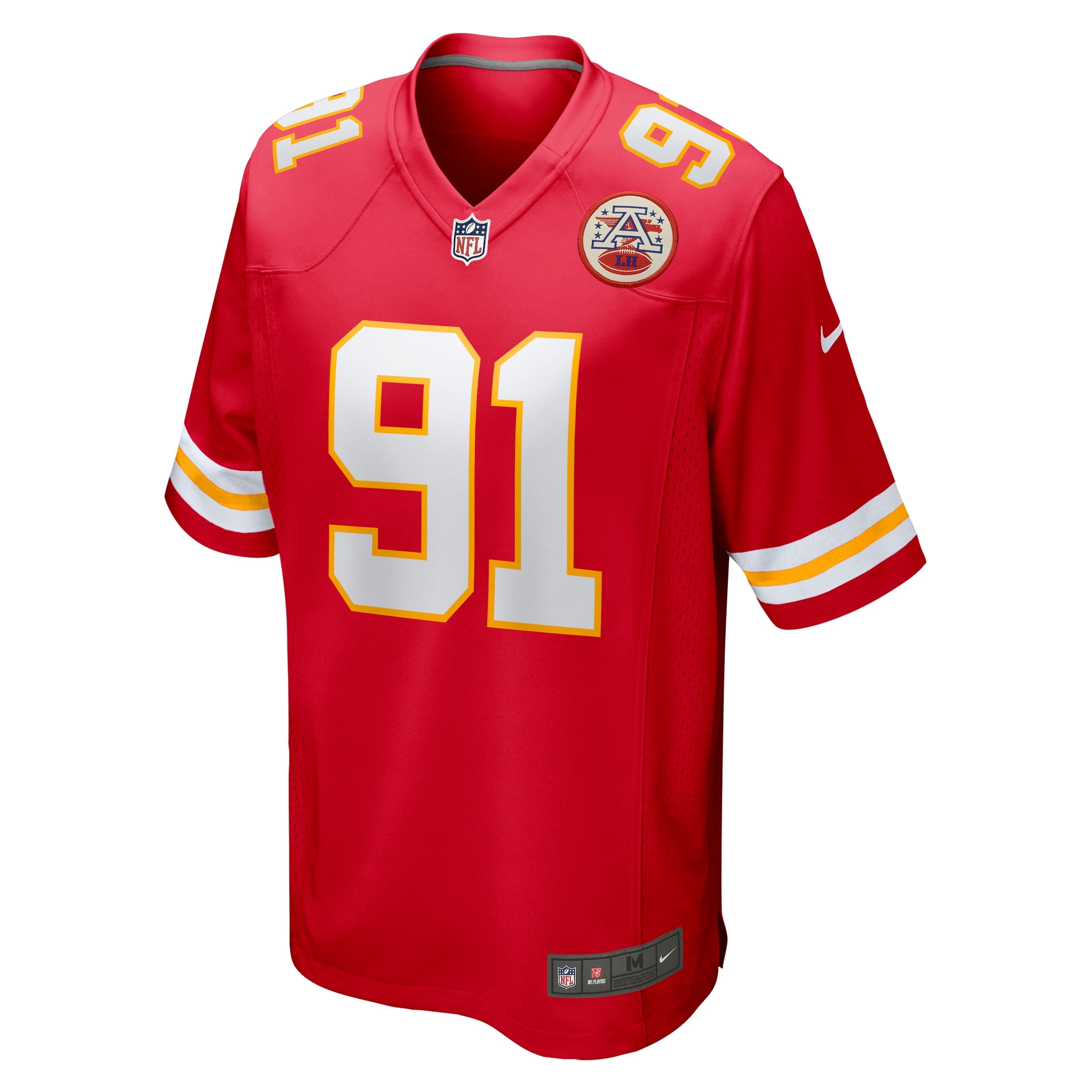 Men's Nike Derrick Nnadi Red Kansas City Chiefs Game Jersey - vstockx