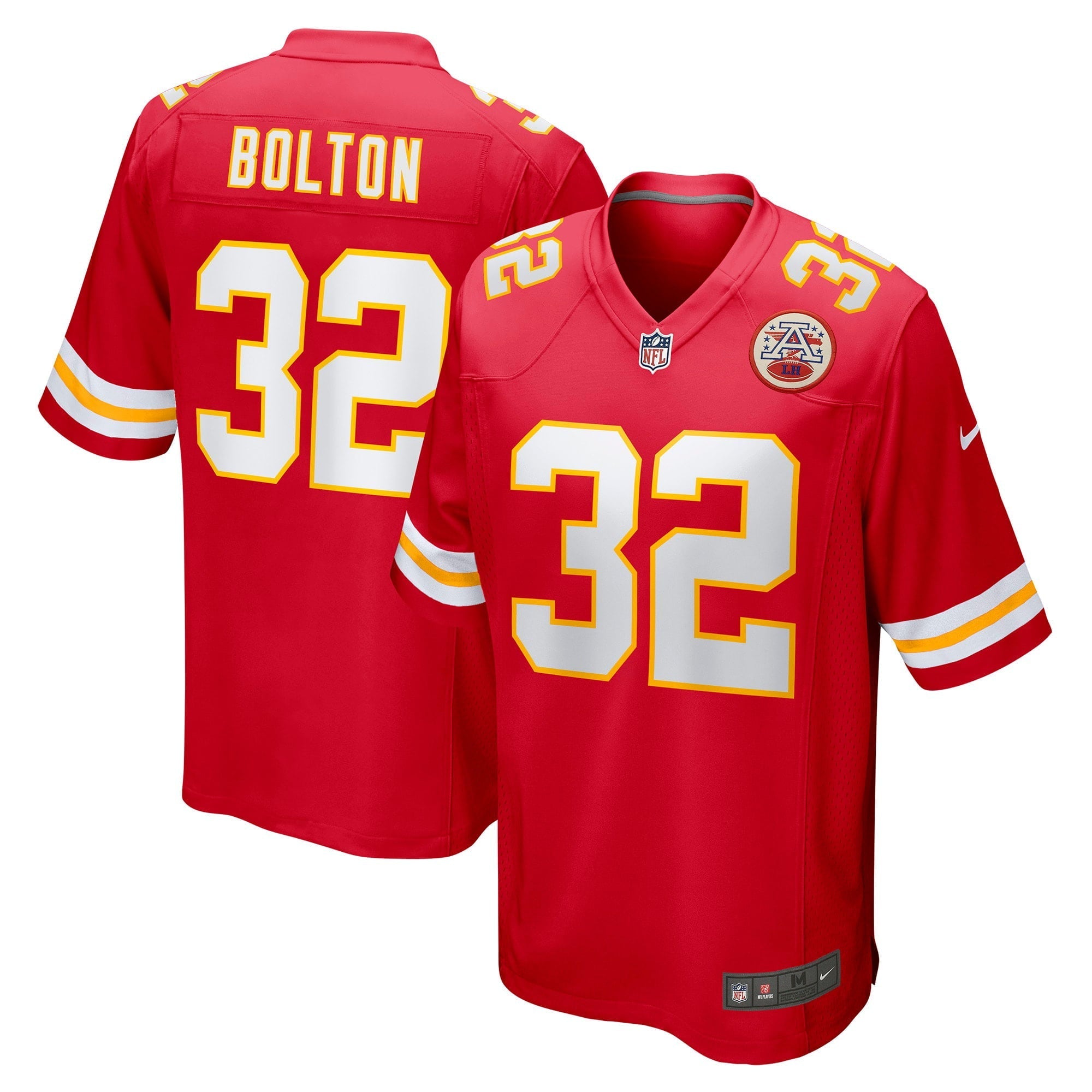 Men's Nike Nick Bolton Red Kansas City Chiefs Game Jersey - vstockx