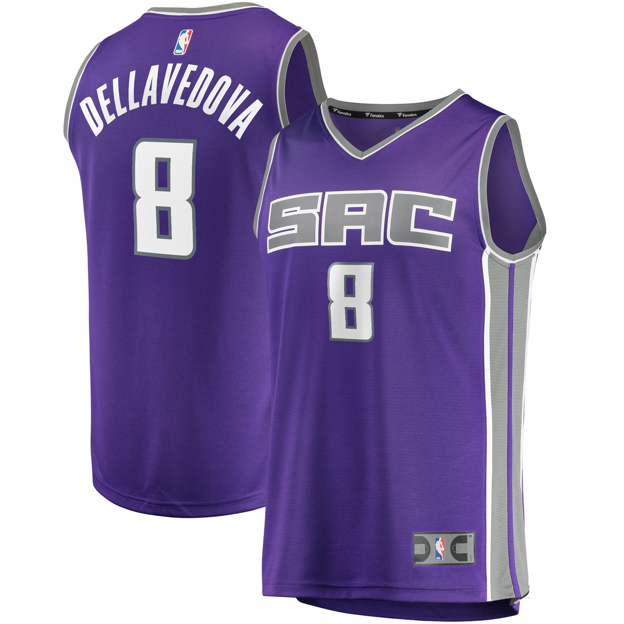 Matthew Dellavedova Sacramento Kings Fanatics Branded Fast Break Replica Jersey - Icon Edition - Purple - vstockx