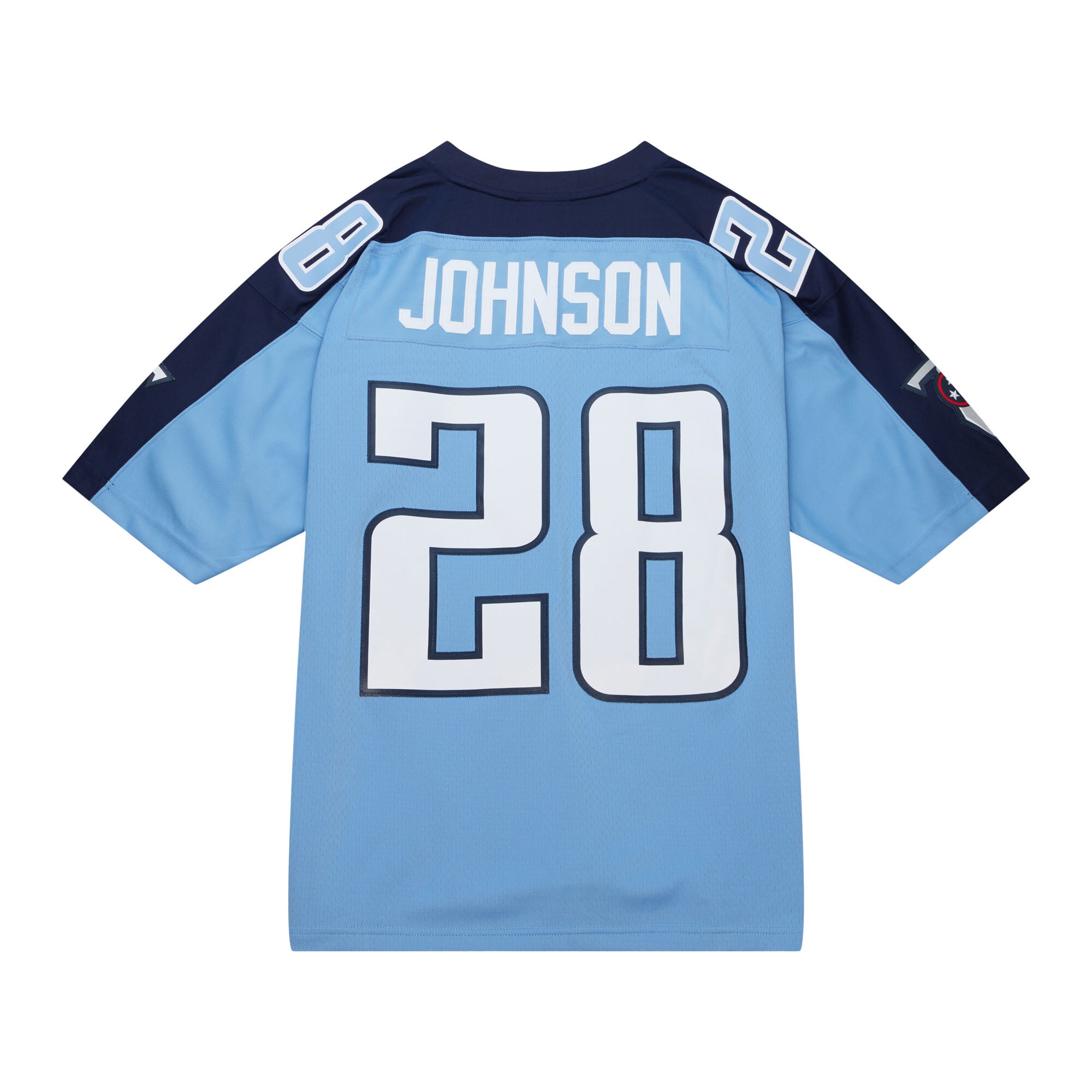 Chris Johnson Tennessee Titans Mitchell & Ness Legacy Replica Jersey - Light Blue - vstockx