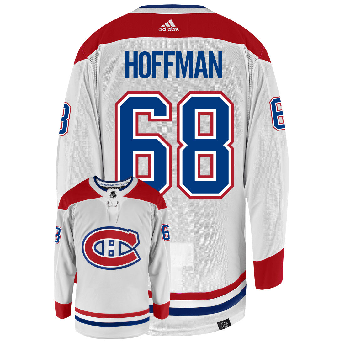 Mike Hoffman Montreal Canadiens Adidas Primegreen Authentic NHL Hockey Jersey - vstockx
