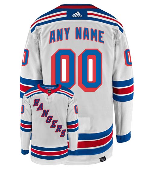 Customizable New York Rangers Adidas Primegreen Authentic NHL Hockey Jersey - vstockx