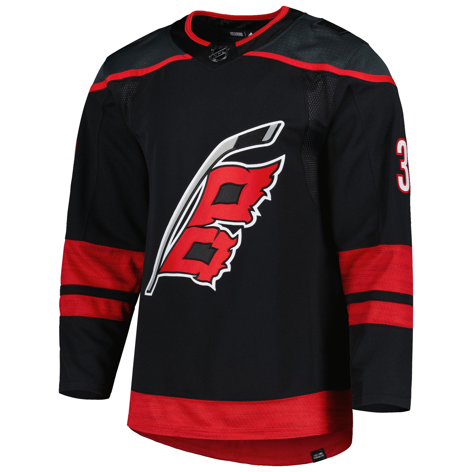 Andrei Svechnikov Carolina Hurricanes adidas Alternate Primegreen Authentic Pro Player Jersey - Black - vstockx