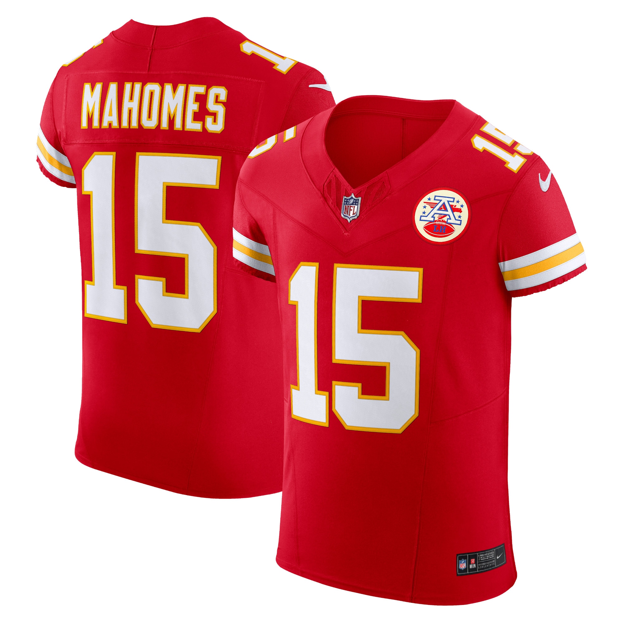 Patrick Mahomes Kansas City Chiefs Nike Vapor F.U.S.E. Elite Jersey - Red - vstockx