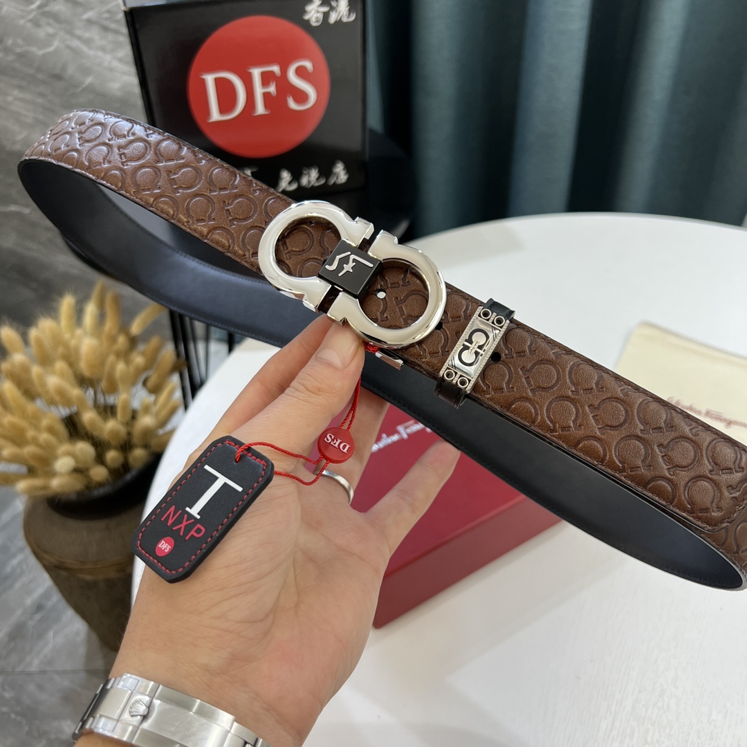 Streetwear Belt Ferragamo 319576 size:3.5cm - vstockx