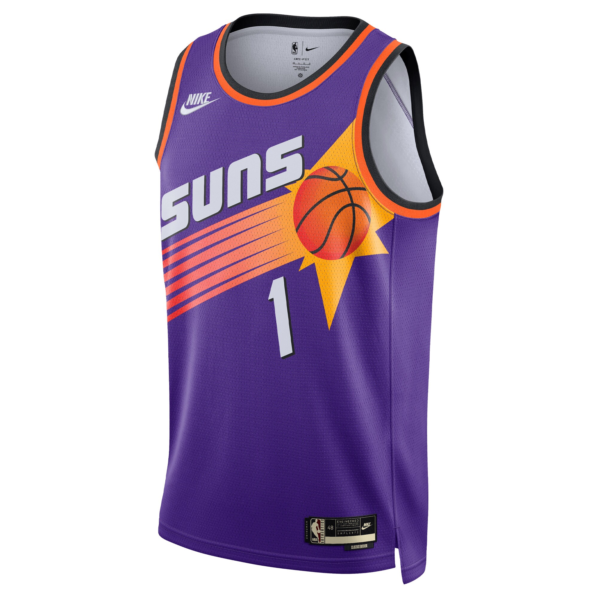 Devin Booker Phoenix Suns Nike Swingman Jersey - Classic Edition - Purple - vstockx
