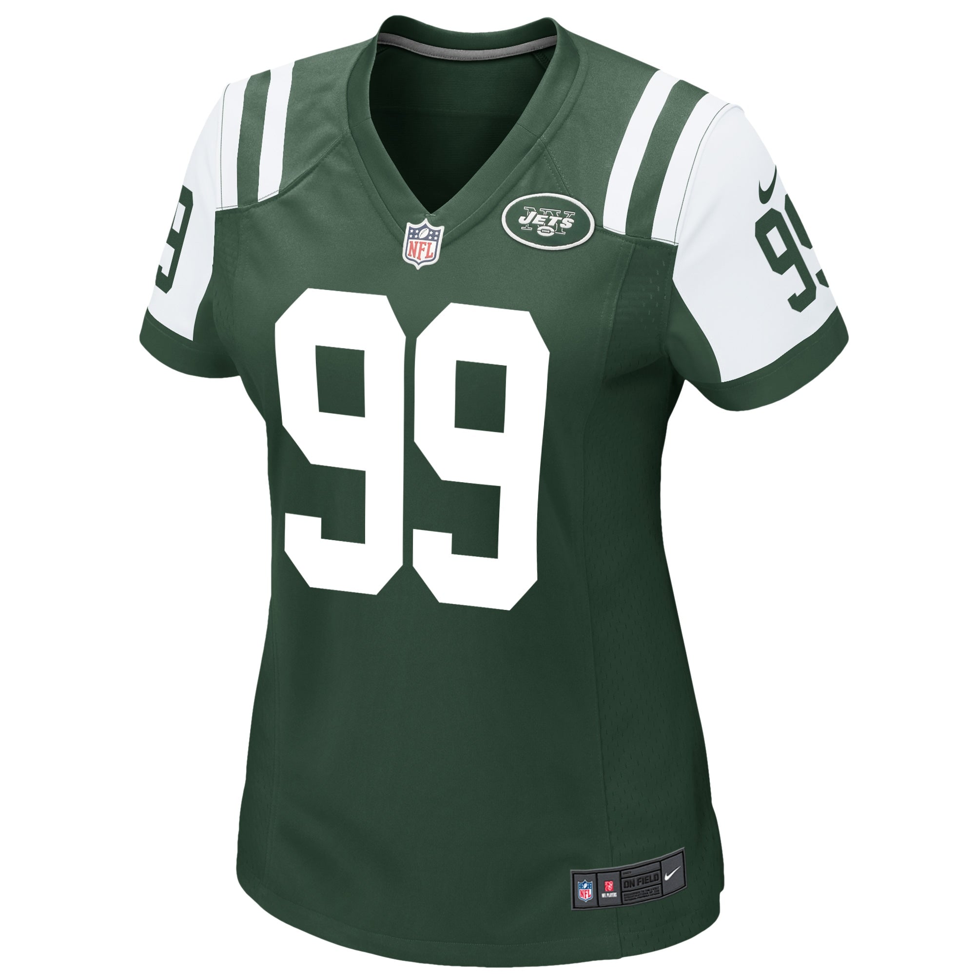 Women's Nike Mark Gastineau Green New York Jets Retired Game Jersey - vstockx