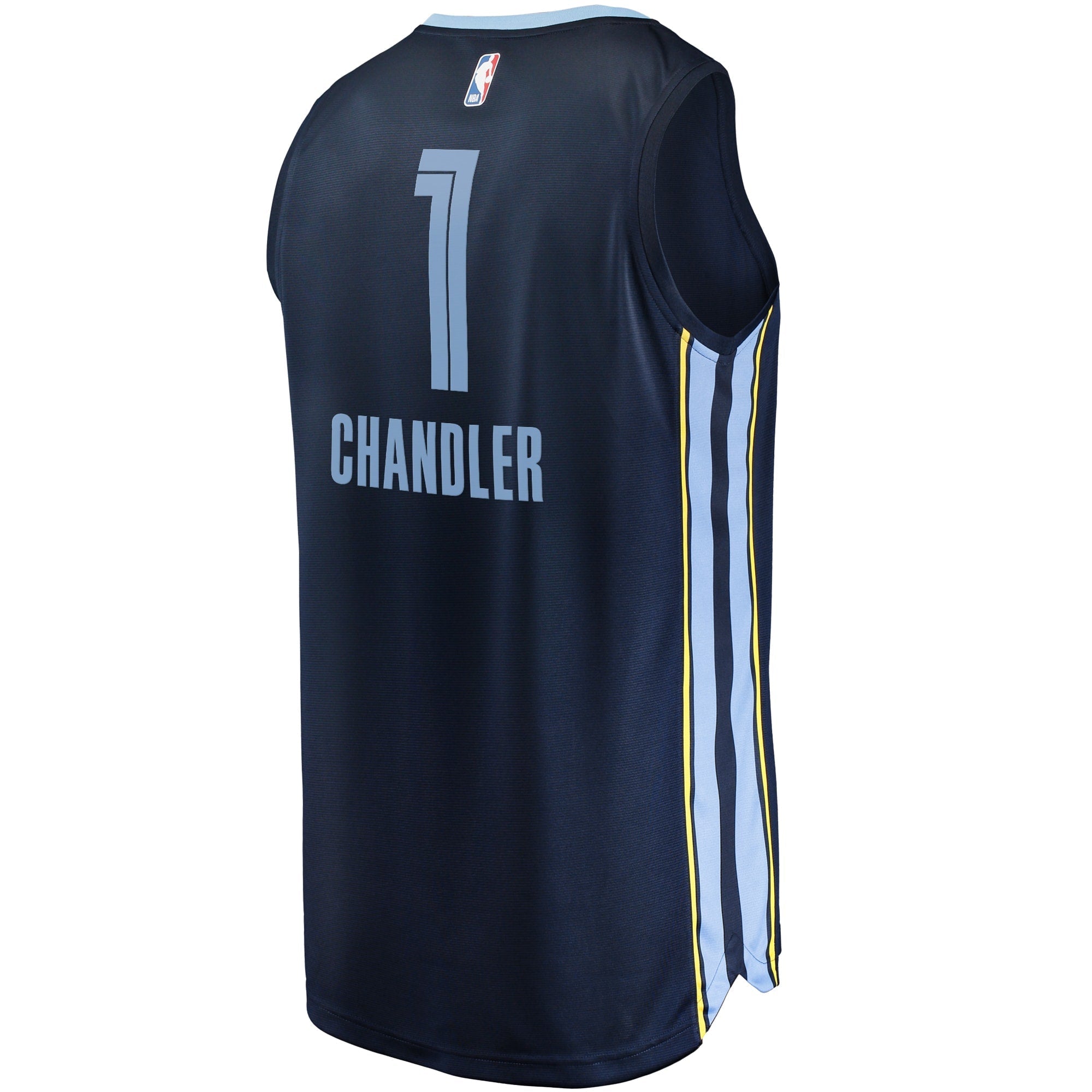 Men's Fanatics Branded Kennedy Chandler Navy Memphis Grizzlies 2022 NBA Draft Second Round Pick Fast Break Replica - vstockx