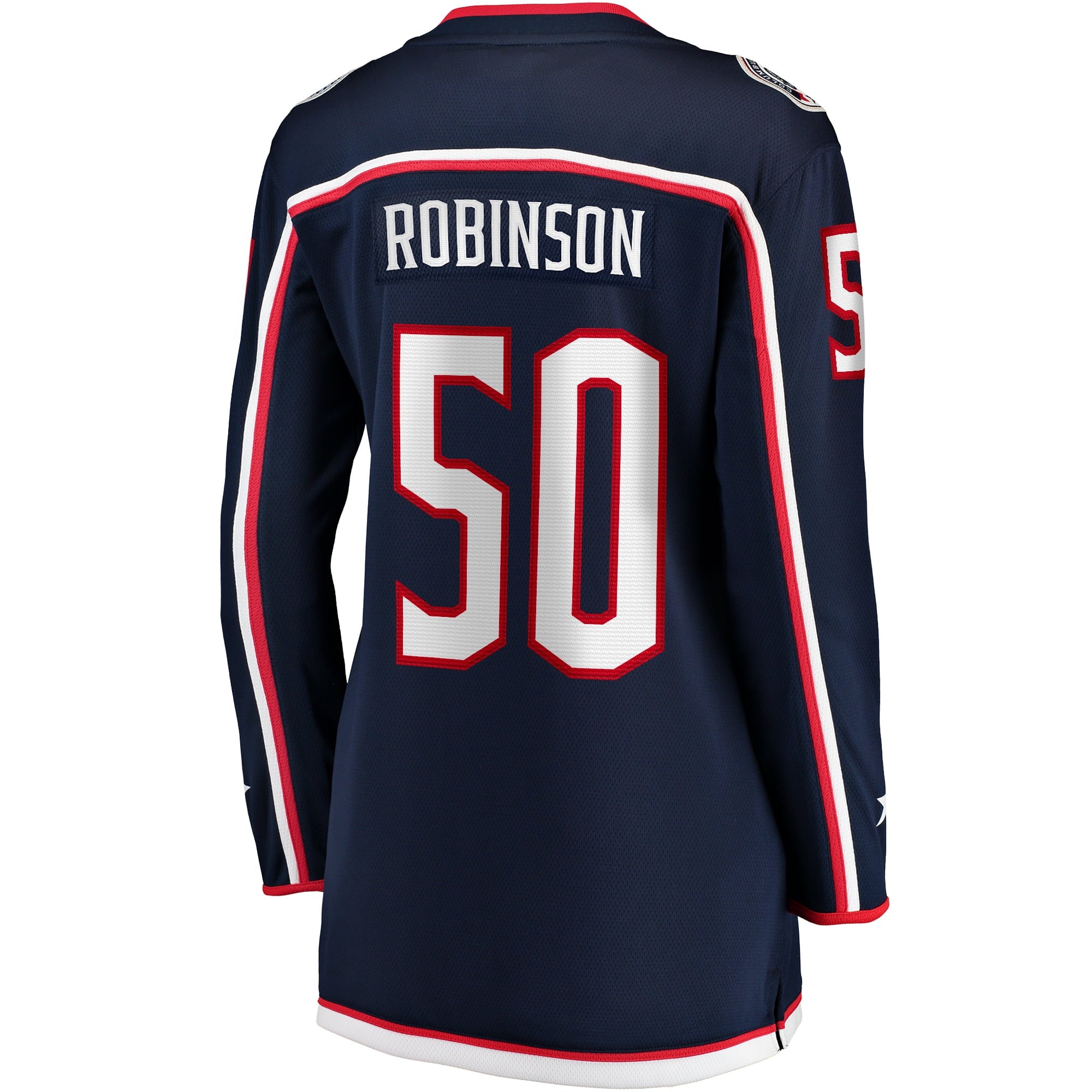 Women's Fanatics Branded Eric Robinson Navy Columbus Blue Jackets Home Breakaway Player Jersey - vstockx