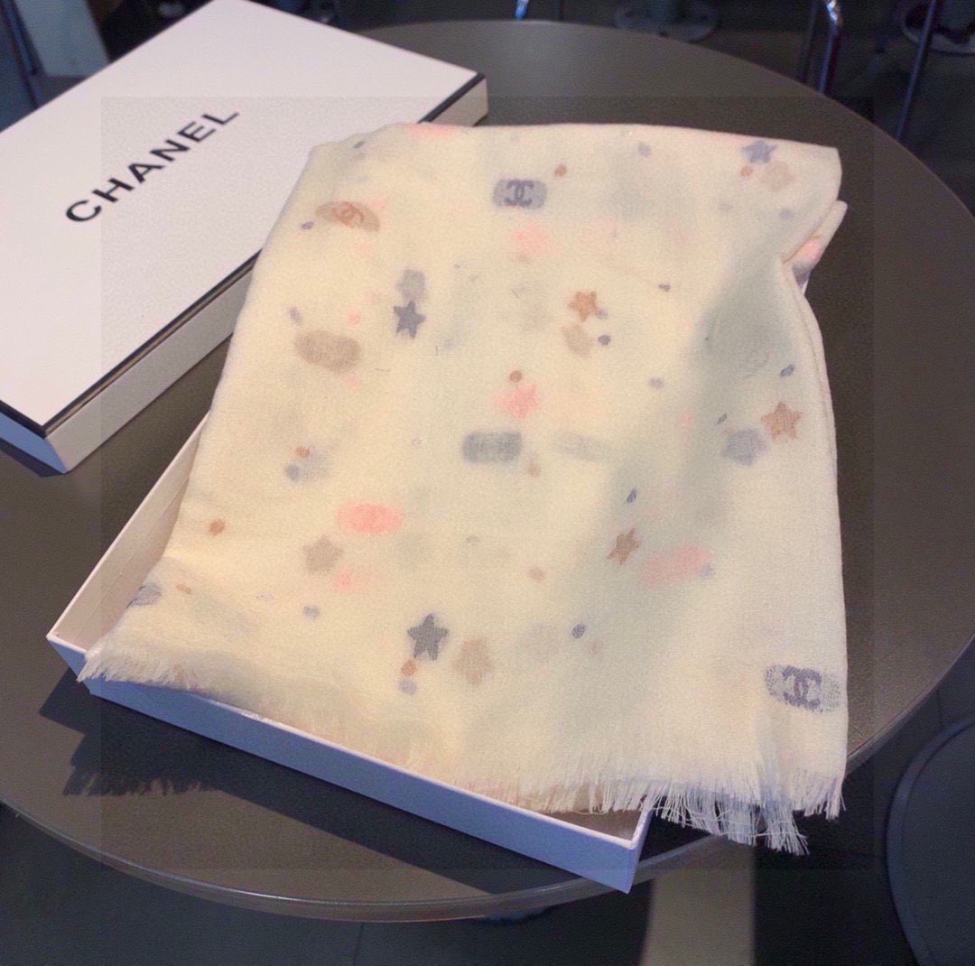 Streetwear Scarf CHANEL 329008 SIZE:90*200cm - vstockx