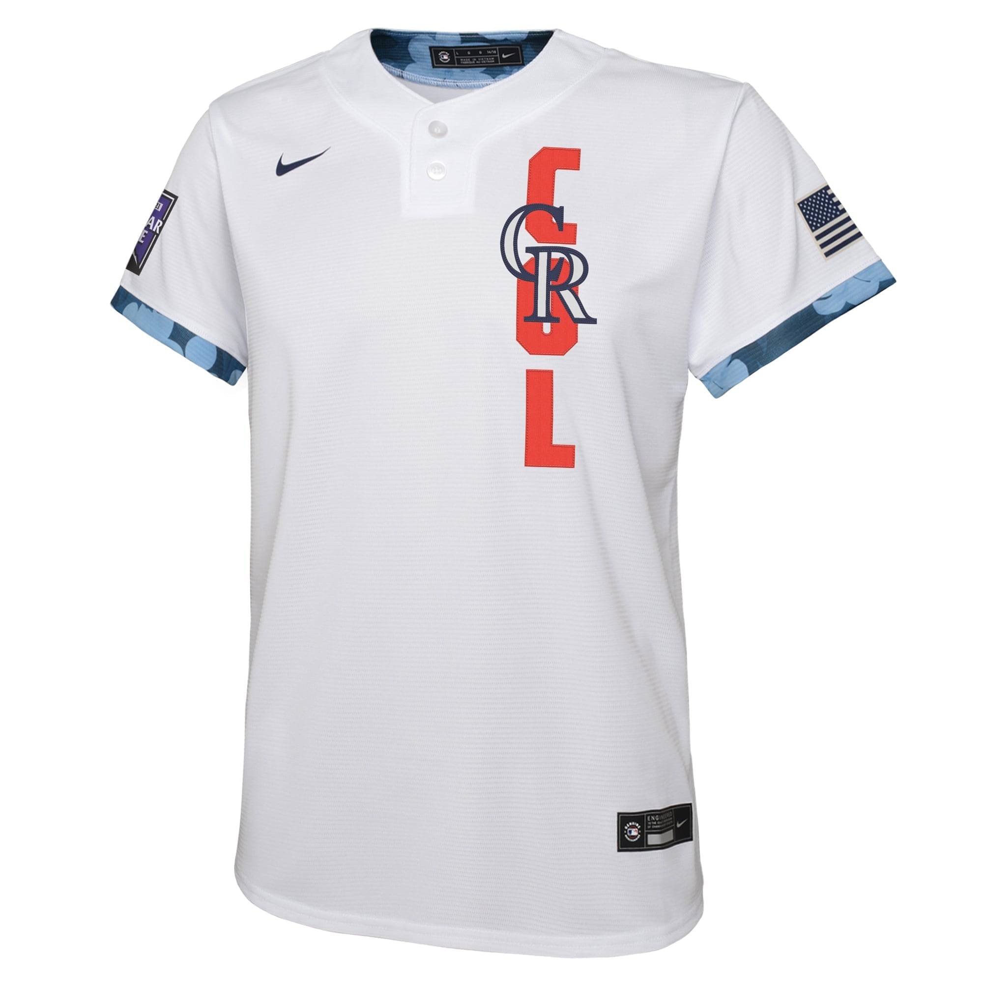 Youth Nike White Colorado Rockies 2021 MLB All-Star Game Jersey - vstockx