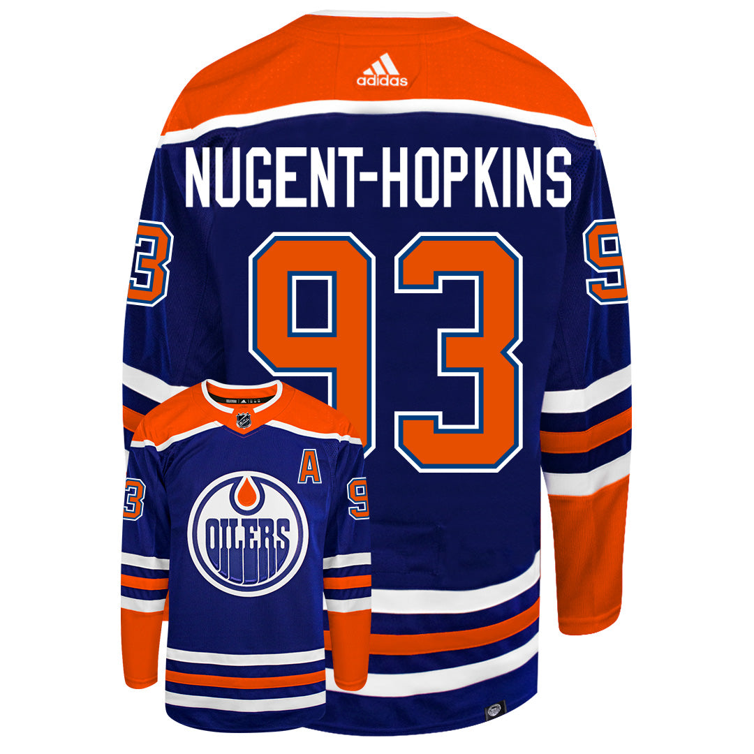 Ryan Nugent-Hopkins Edmonton Oilers 2022 Adidas Primegreen Authentic NHL Hockey Jersey - vstockx