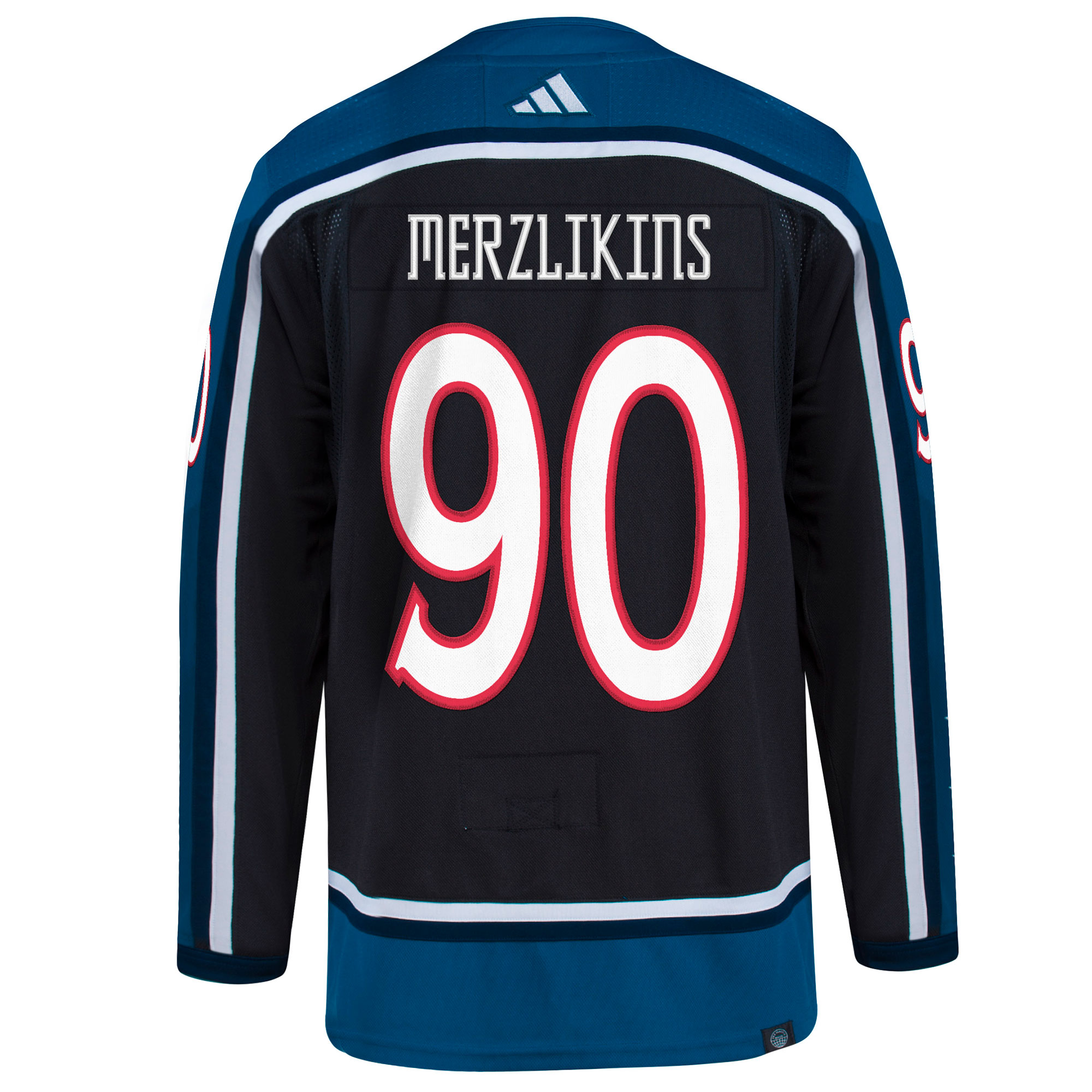 Elvis Merzlikins Columbus Blue Jackets adidas Reverse Retro 2.0 Authentic Player Jersey - Black - vstockx