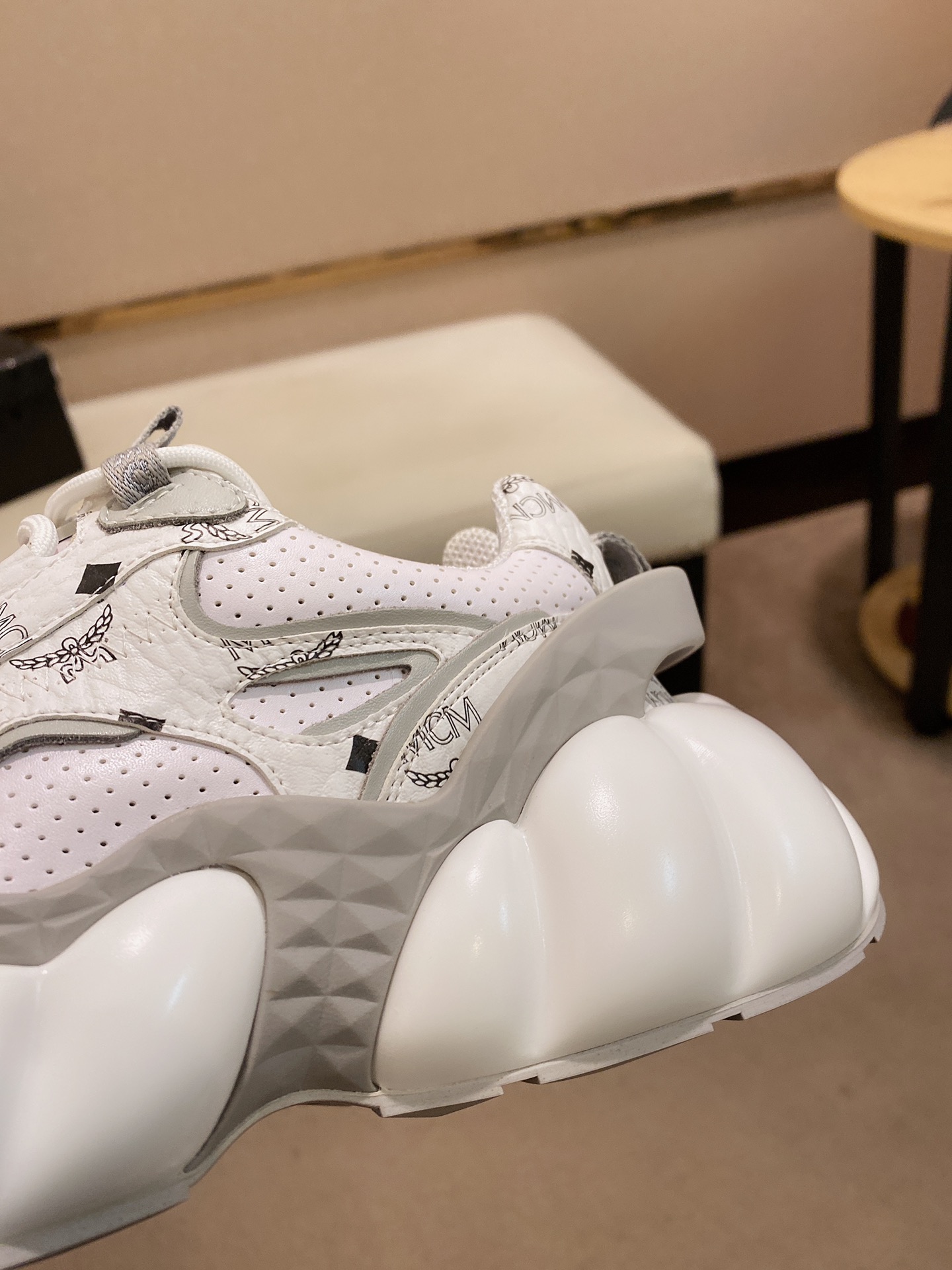 MCM Low Top Logo Lace-up Sneakers 2 - vstockx