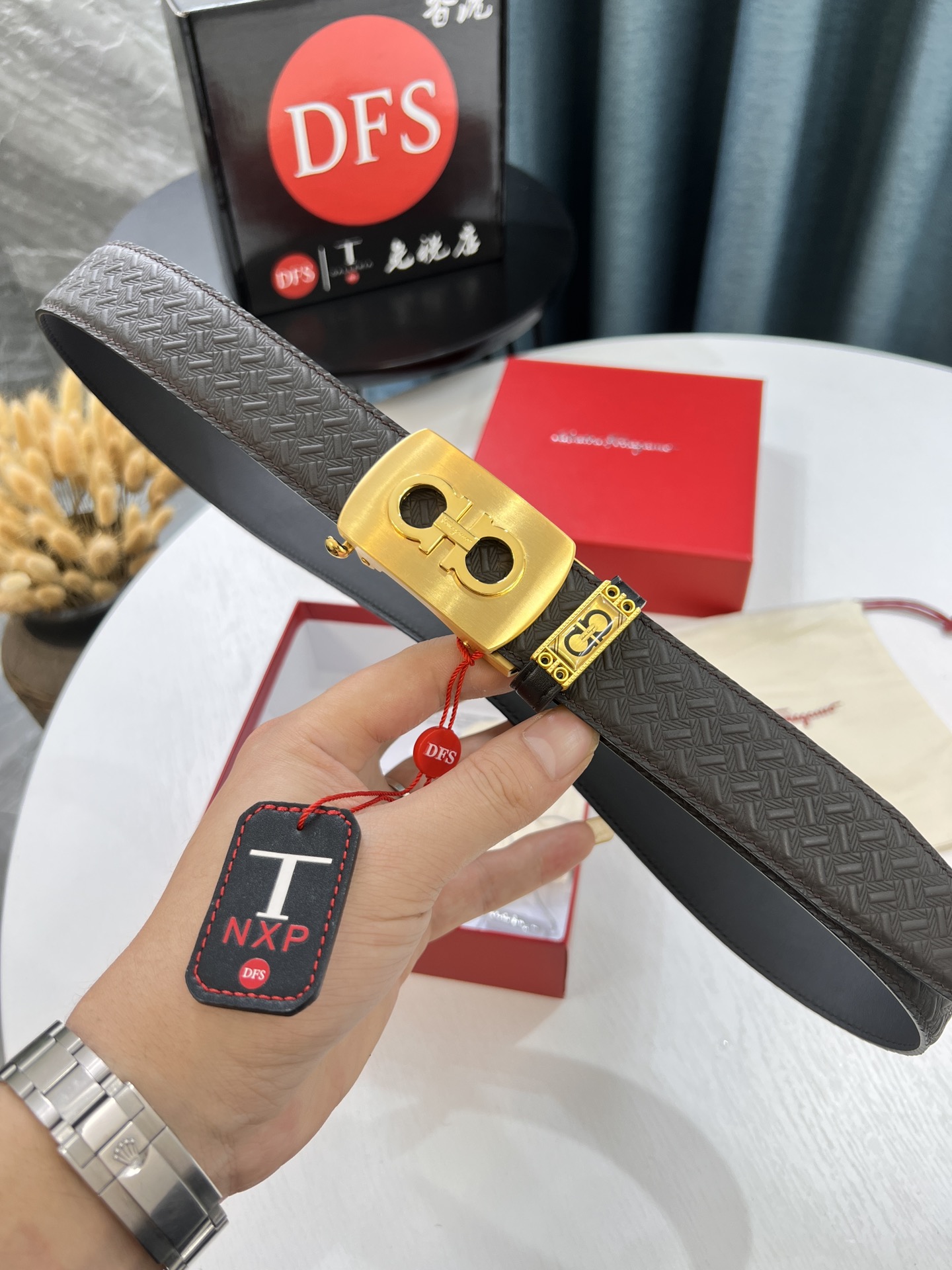 Streetwear Belt Ferragamo 319675 size:3.5cm - vstockx