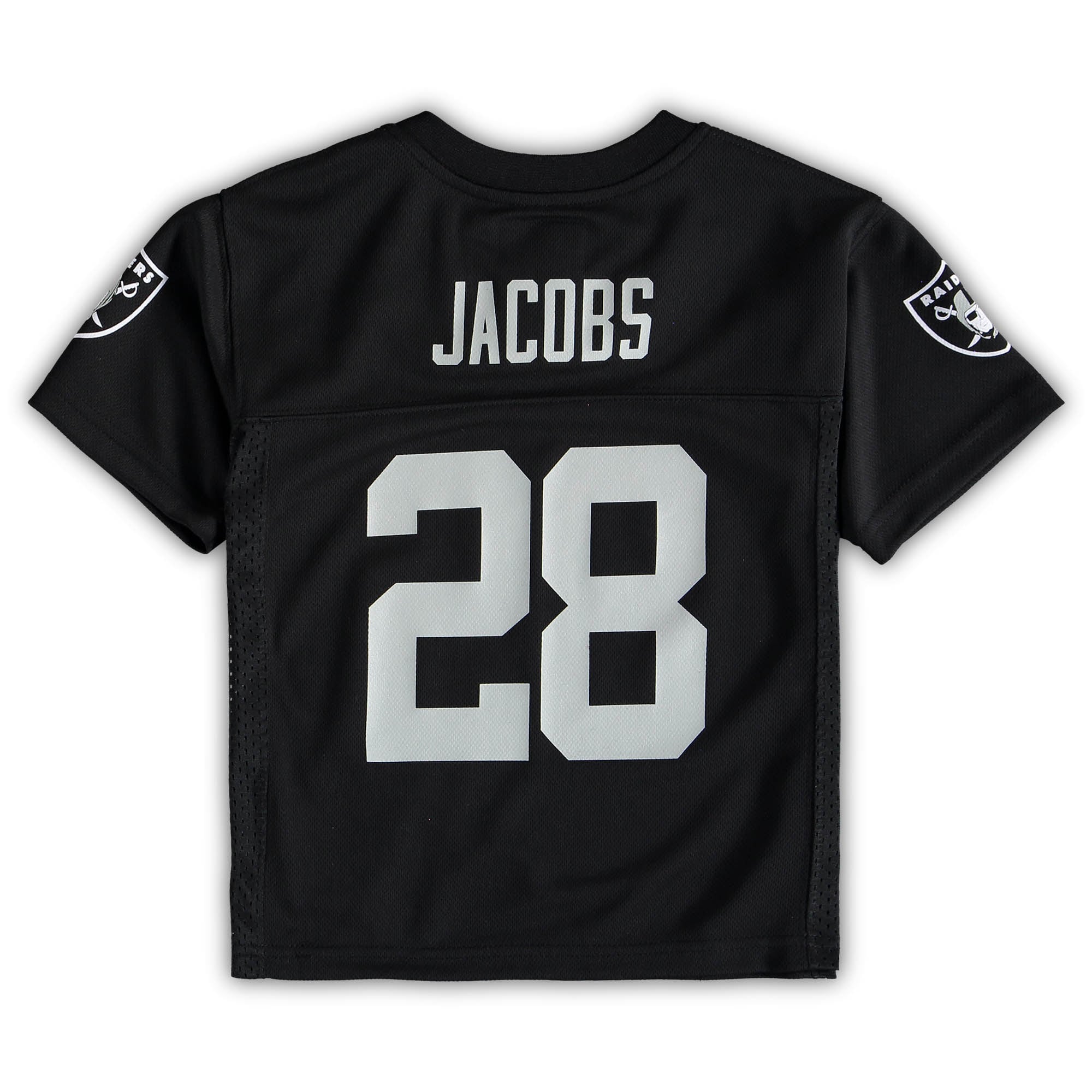 Josh Jacobs Las Vegas Raiders Preschool Replica Player Jersey - Black - vstockx