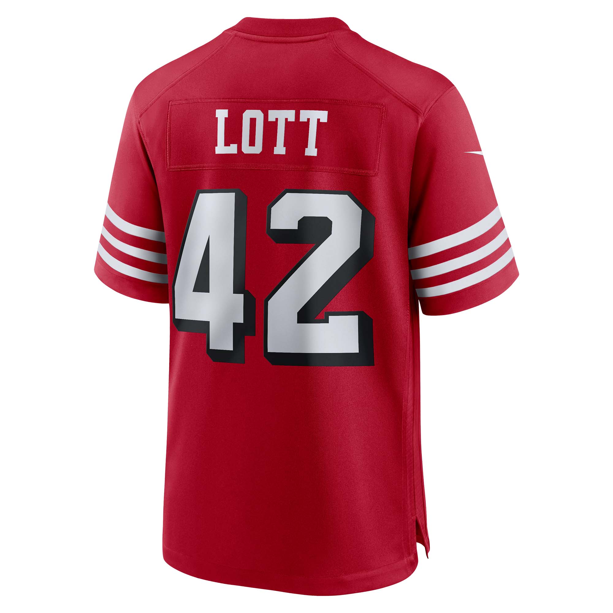 Ronnie Lott San Francisco 49ers Nike Retired Alternate Game Jersey - Scarlet - vstockx