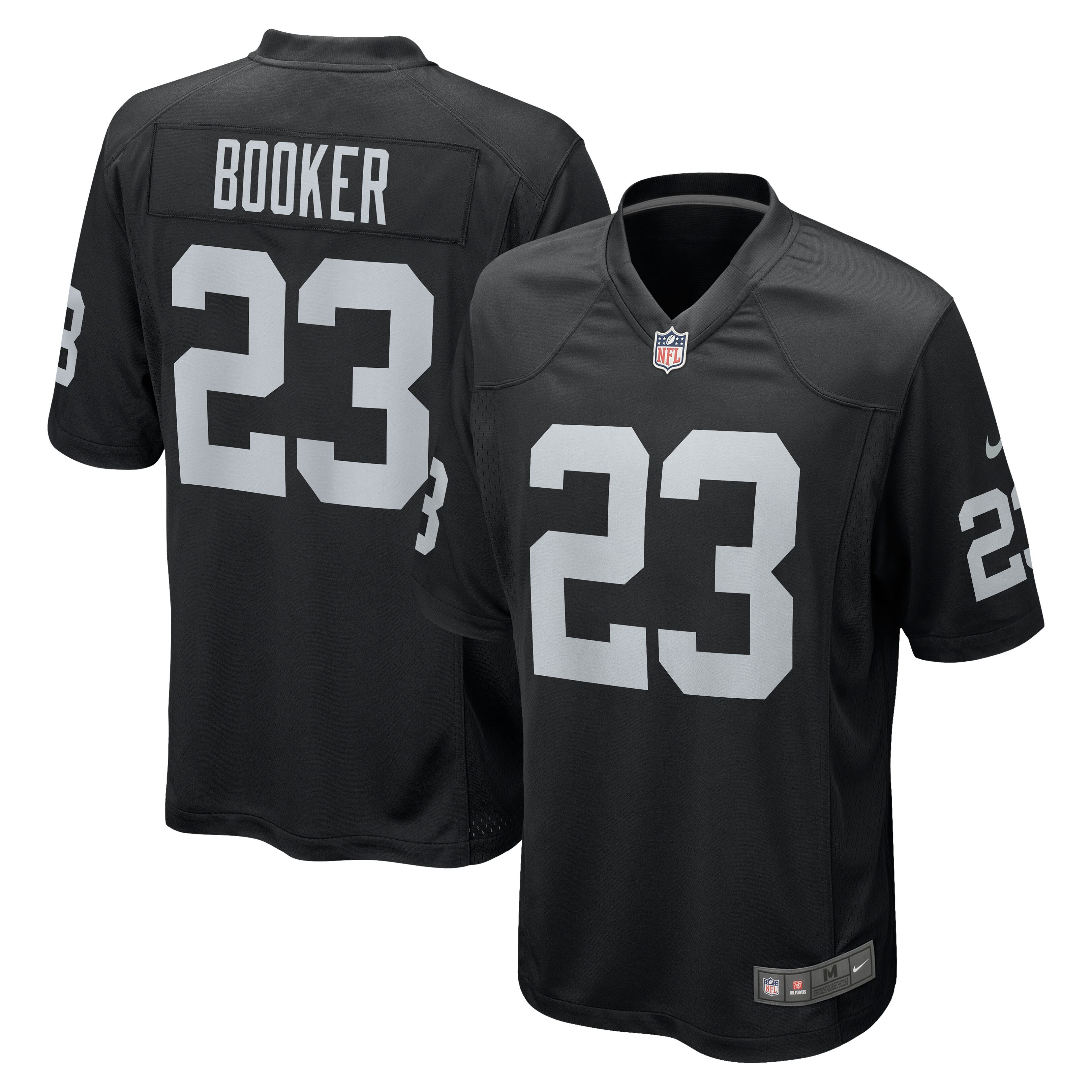Devontae Booker Las Vegas Raiders Nike Team Game Jersey - Black - vstockx