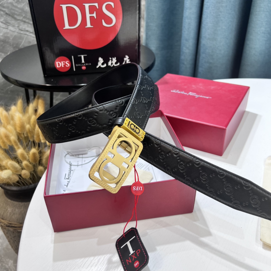 Streetwear Belt Ferragamo 319630 size:3.5cm - vstockx