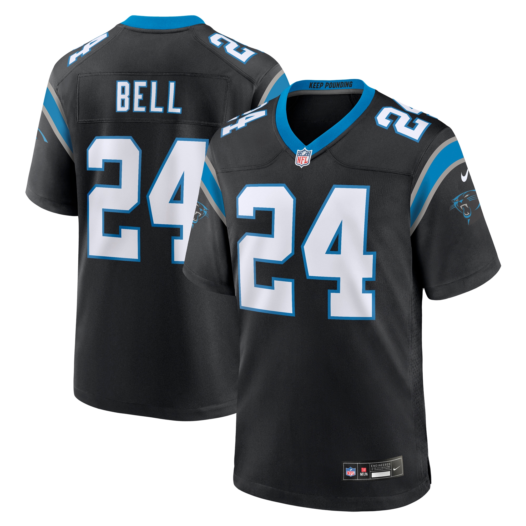 Vonn Bell Carolina Panthers Nike Team Game Jersey - Black - vstockx