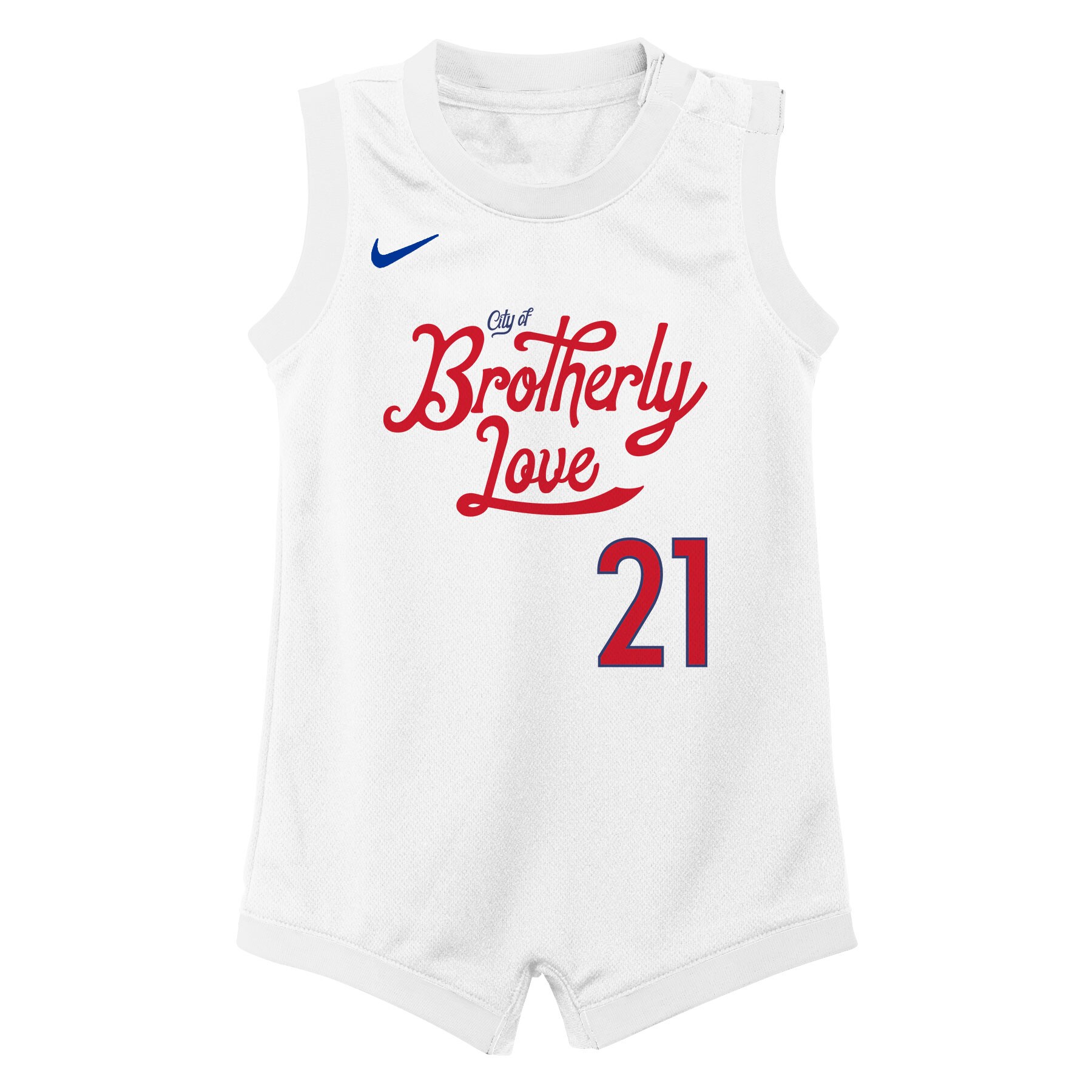 Joel Embiid Philadelphia 76ers Nike Infant 2022/23 Replica Jersey - City Edition - White - vstockx