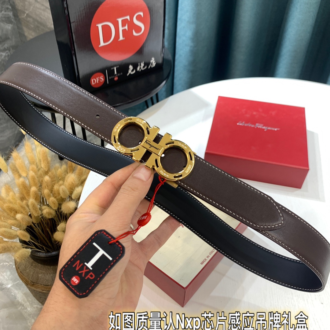 Streetwear Belt Ferragamo 319437 size:3.5cm - vstockx