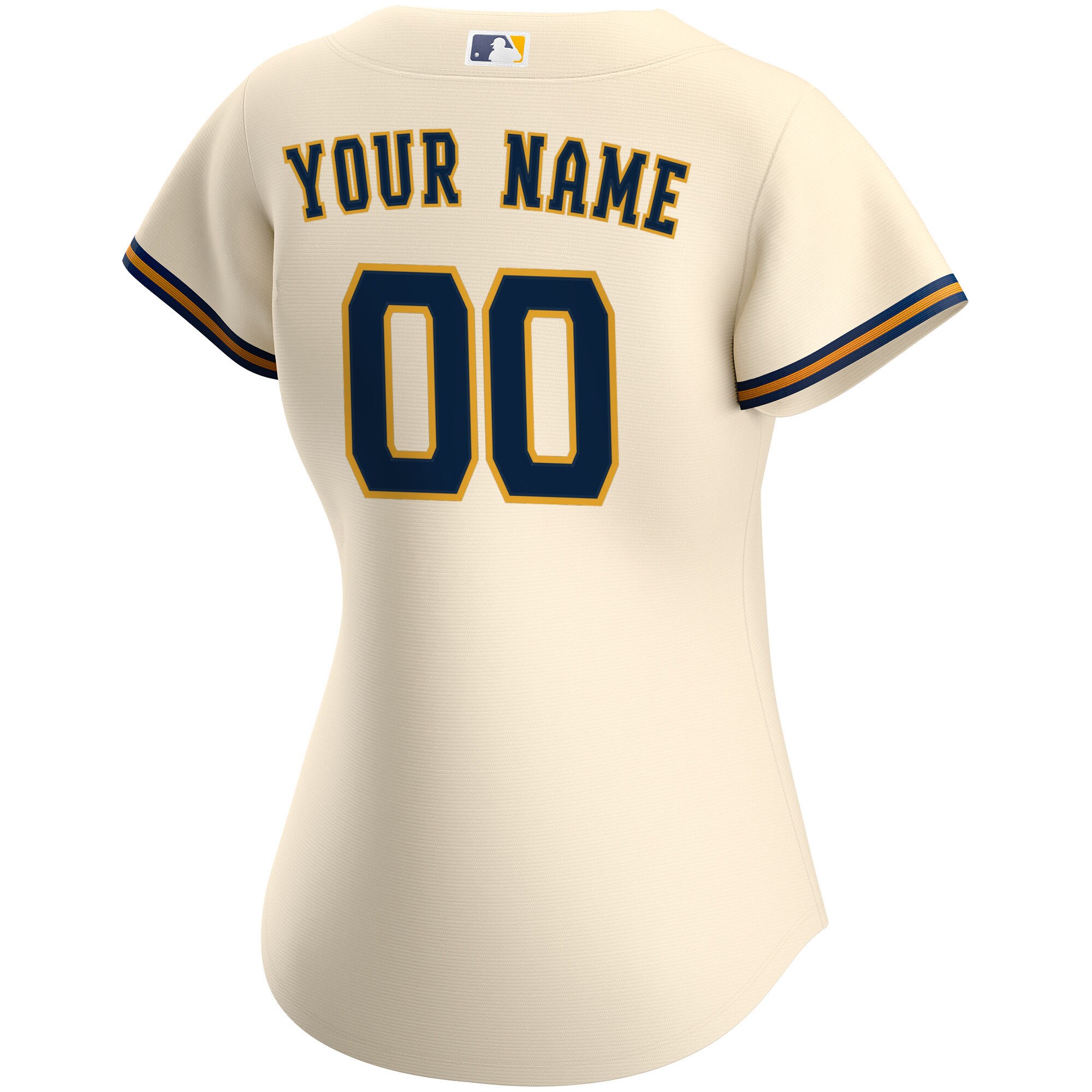 Milwaukee Brewers Nike Women's Home Replica Custom Jersey - Cream - vstockx