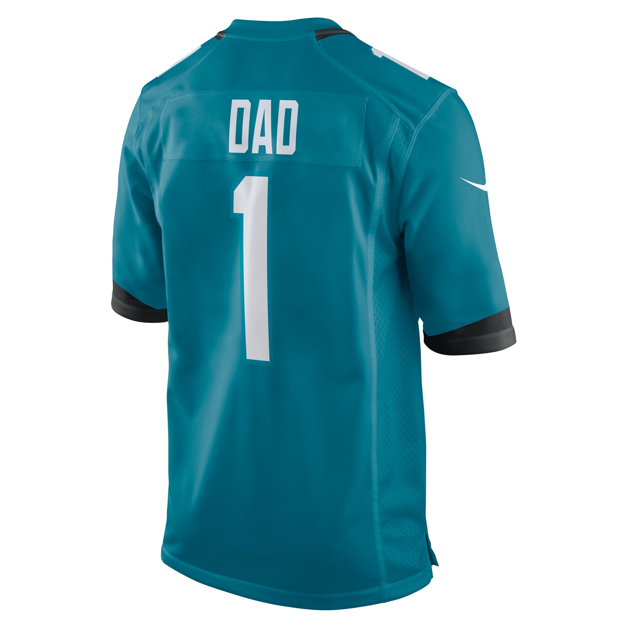 Number 1 Dad Jacksonville Jaguars Nike Game Jersey - Teal - vstockx