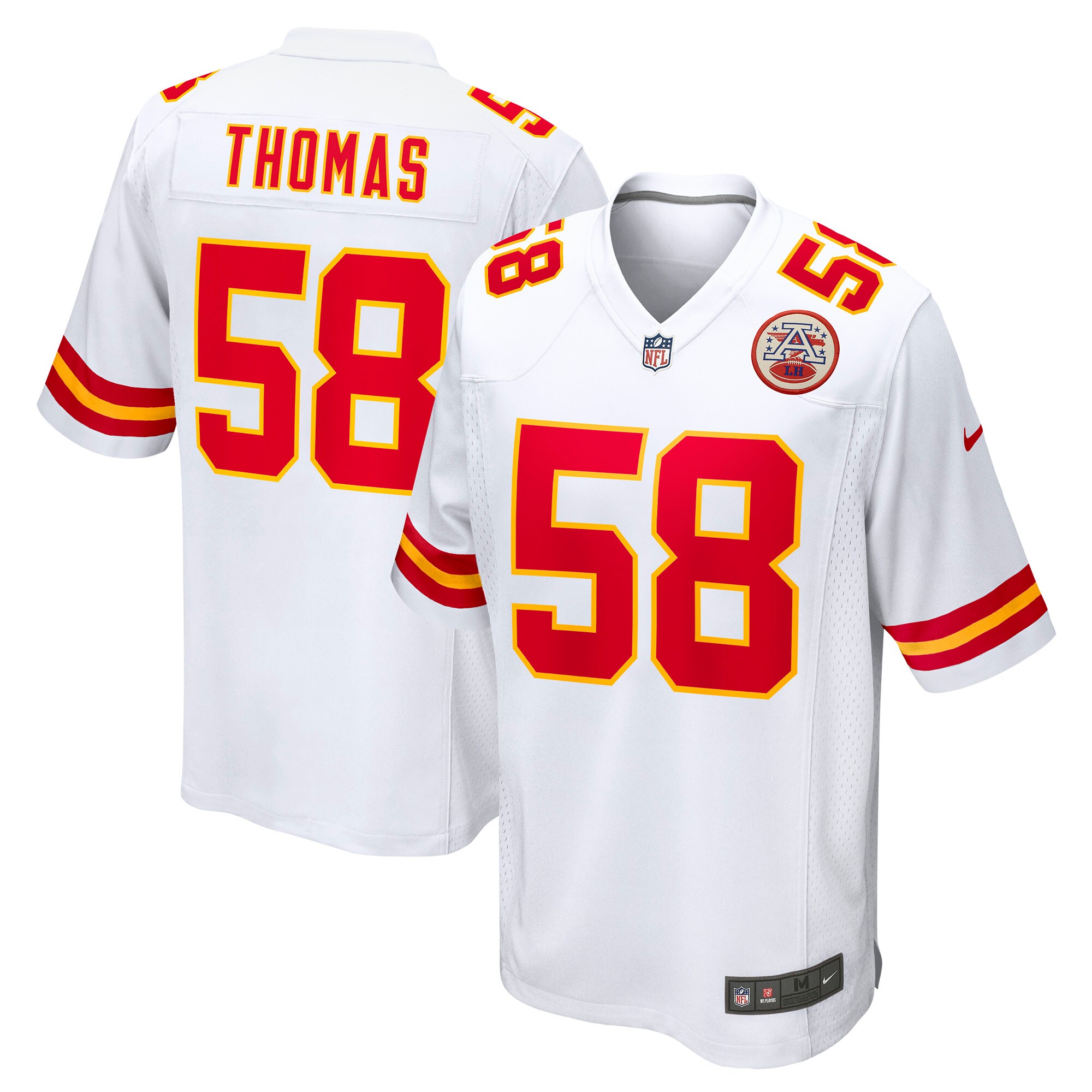 Derrick Thomas Kansas City Chiefs Nike Retired Player Game Jersey - White - vstockx