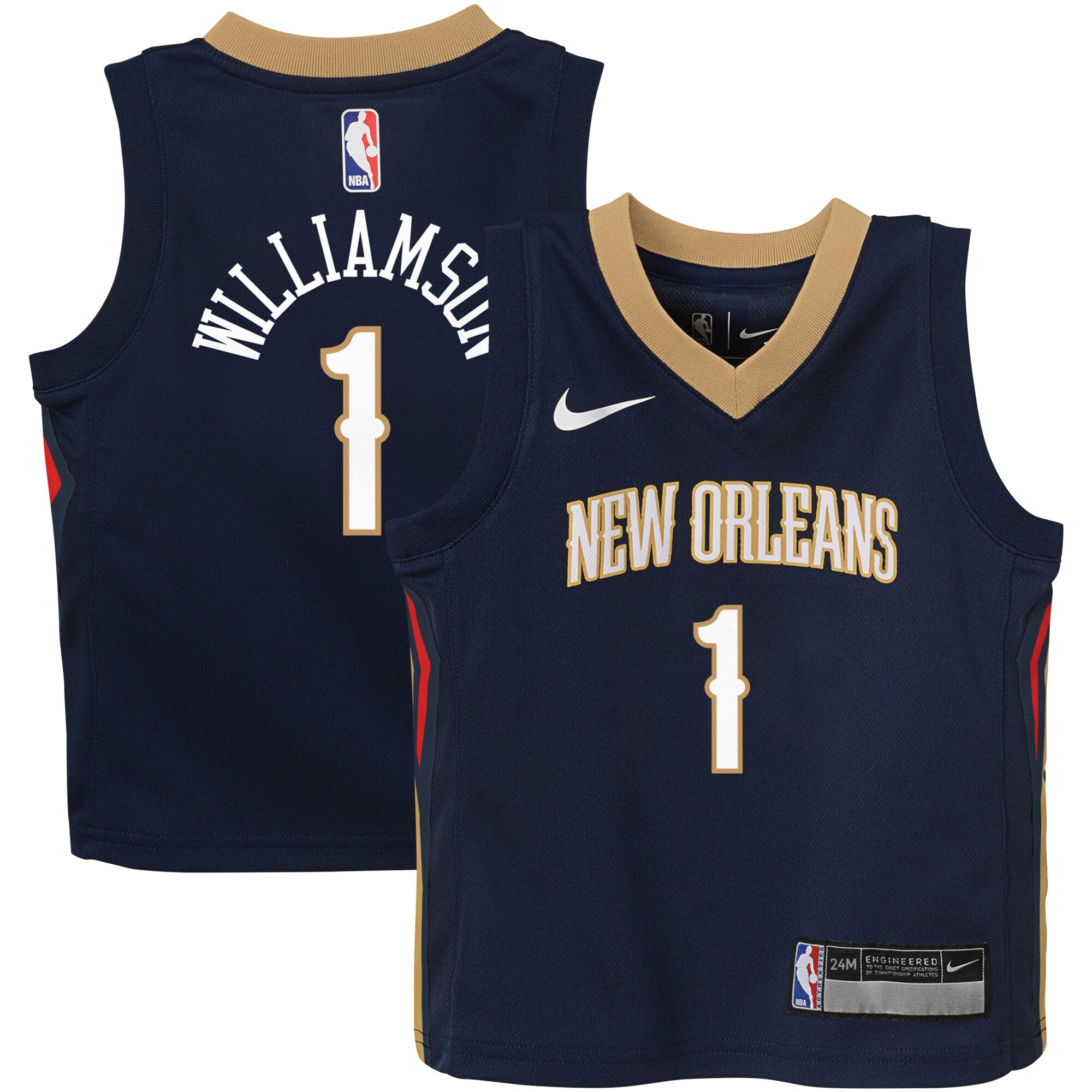 Zion Williamson New Orleans Pelicans Nike Infant Swingman Player Jersey - Icon Edition - Navy - vstockx