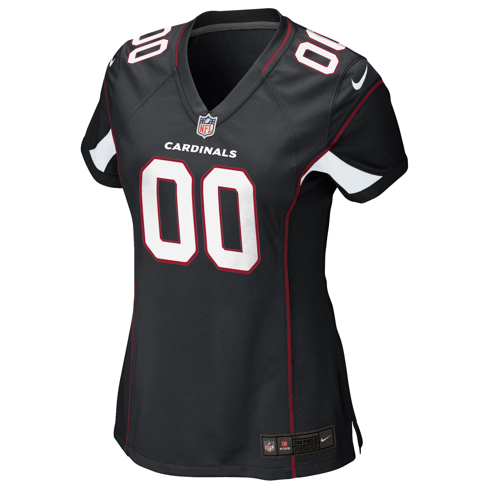 Arizona Cardinals Nike Women's Alternate Custom Game Jersey - Black - vstockx