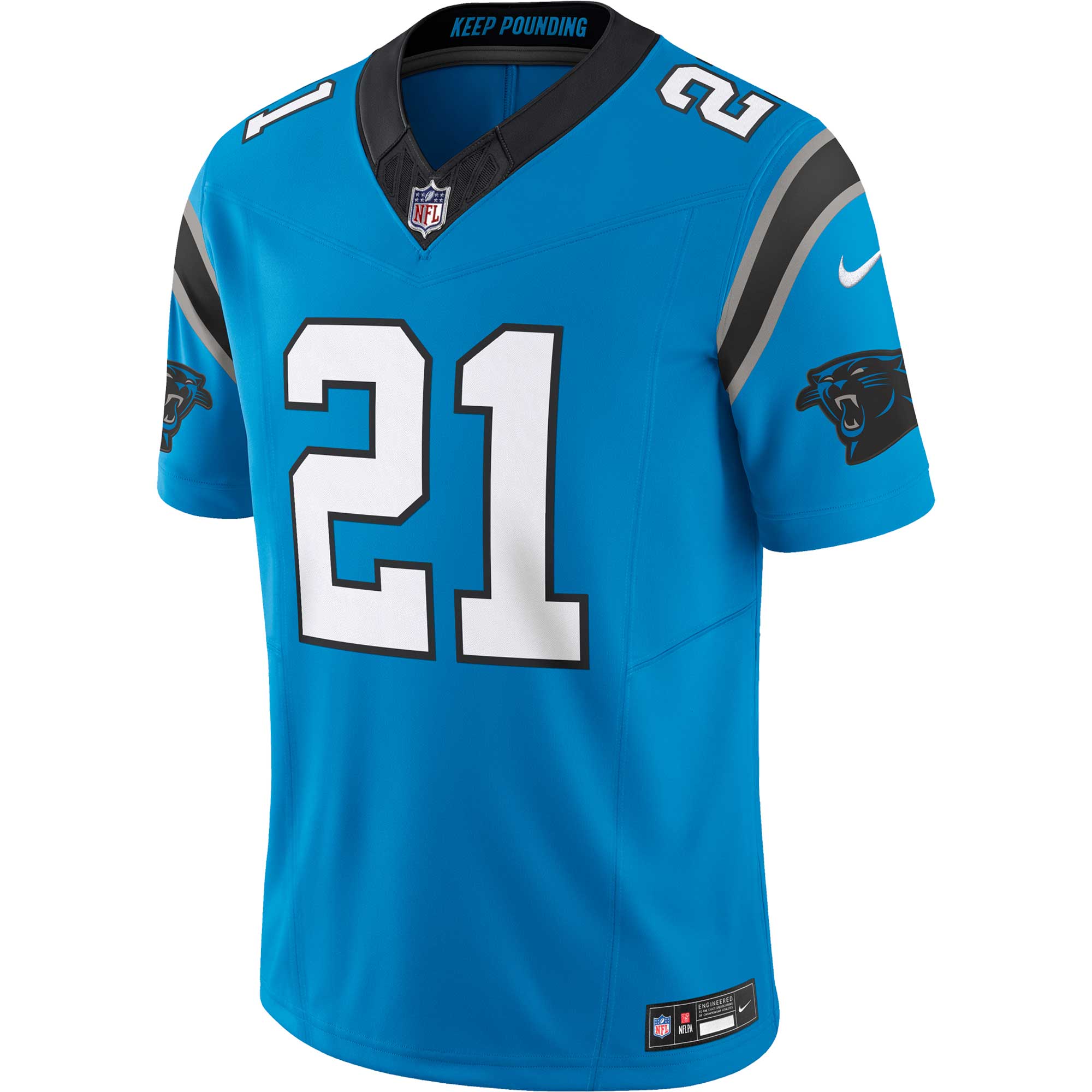 Jeremy Chinn Carolina Panthers Nike Vapor F.U.S.E. Limited Jersey - Blue - vstockx