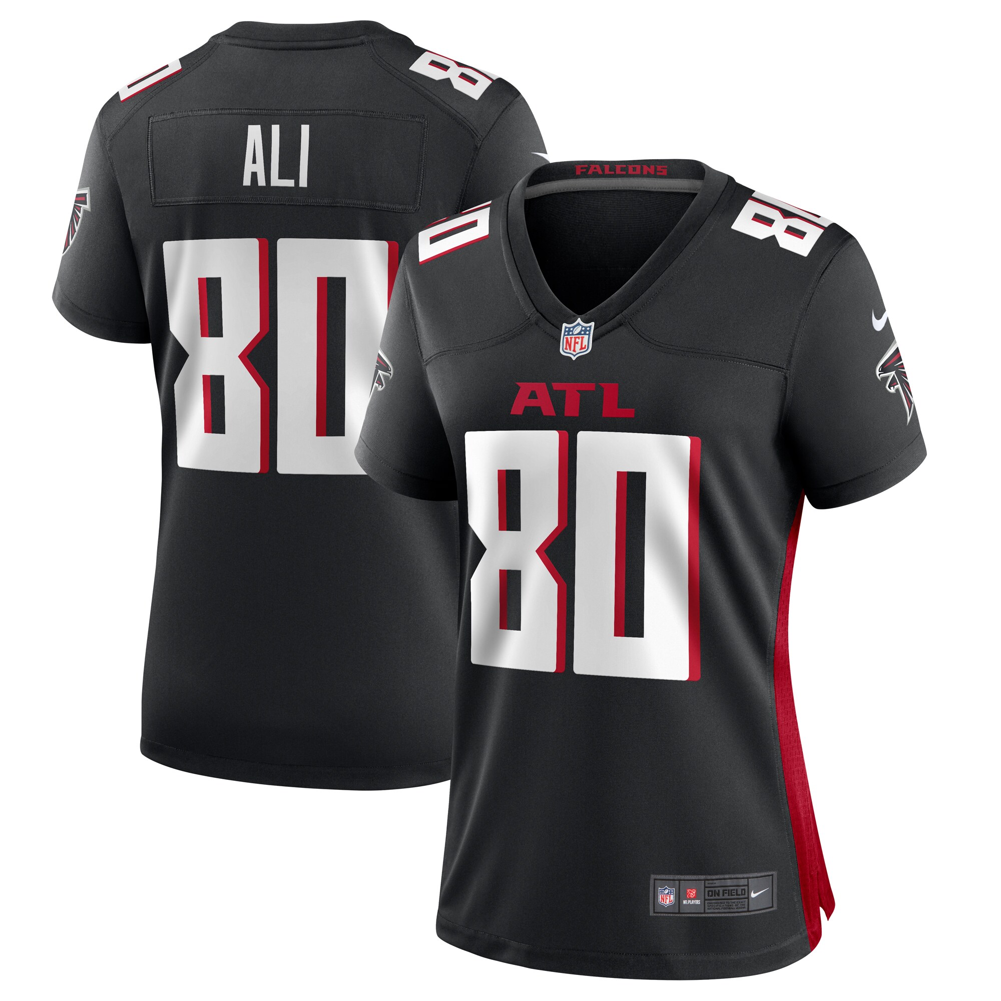 Josh Ali Atlanta Falcons Nike Women's Team Game Jersey - Black - vstockx