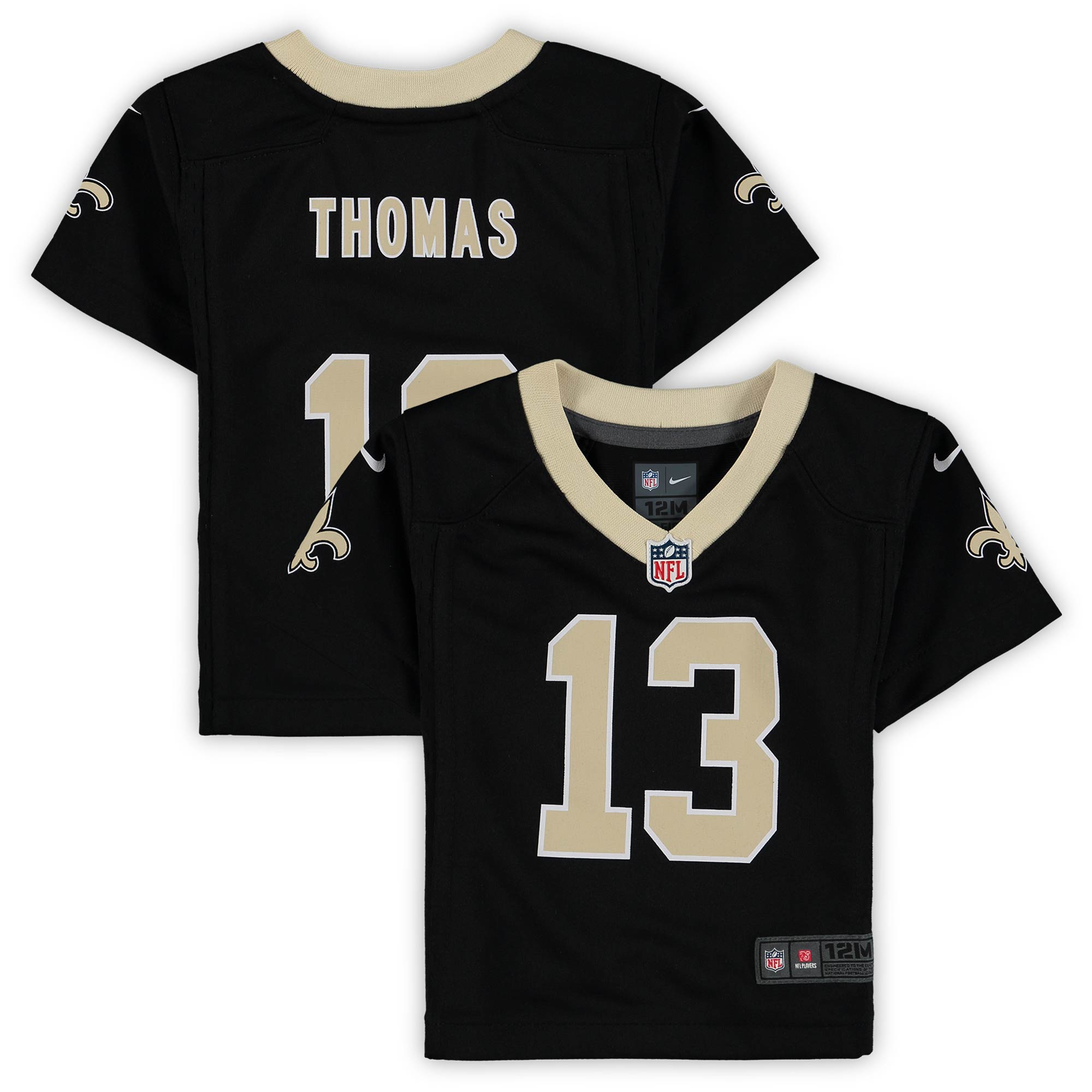Michael Thomas New Orleans Saints Nike Infant Game Jersey - Black - vstockx